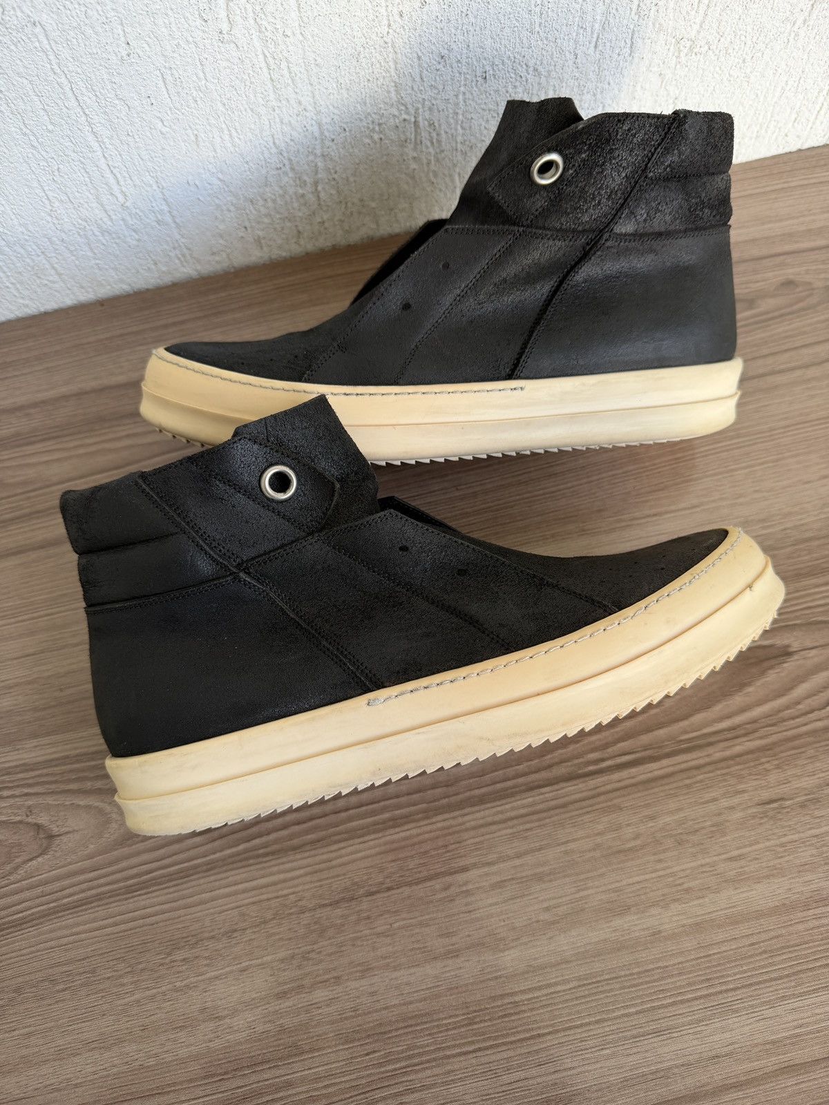 Rick Owens E15🕷️ Blistered leather island dunks Size US 10.5 / EU 43-44 - 12 Thumbnail