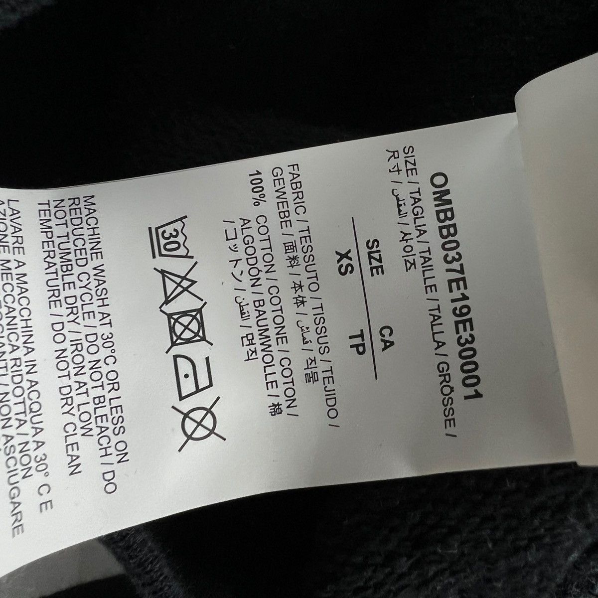 Off-White Off-White Backbone Arrows Black Hoodie Size US M / EU 48-50 / 2 - 6 Thumbnail