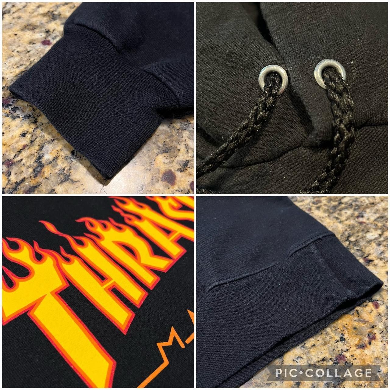 Thrasher × Vintage Vintage Y2K Thrasher Magazine Skate Hoodie Sweatshirt Size US S / EU 44-46 / 1 - 3 Thumbnail