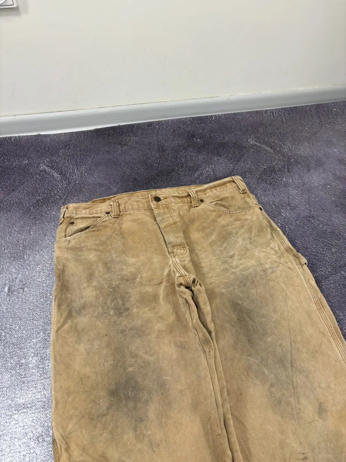 Dickies × Vintage Vintage Dickies Y2K Work Carpenter Faded Hype Baggy Pants Size US 36 / EU 52 - 6 Thumbnail