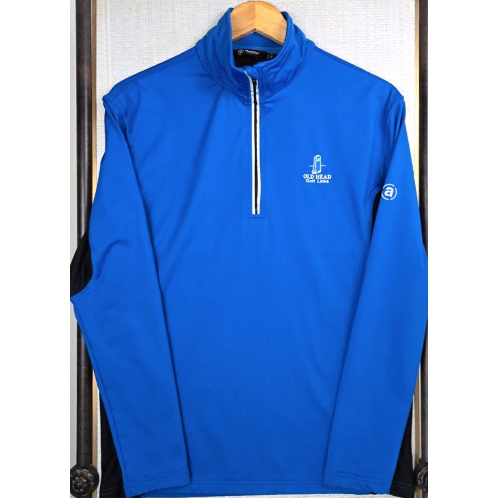 Vintage ABACUS Mens 1/4 Zip Pullover Shirt Long Sleeve Golf Performance Blue XS? Size US S / EU 44-46 / 1 - 4 Thumbnail