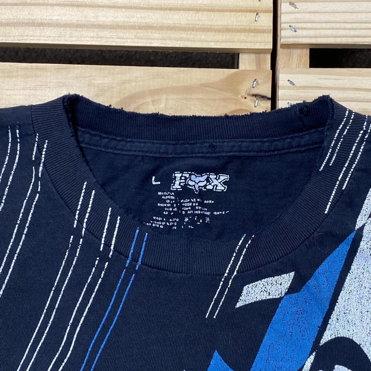 Fox Racing Fox Racing Black Thrashed Y2K Motocross Tee Size Large Size US L / EU 52-54 / 3 - 4 Thumbnail