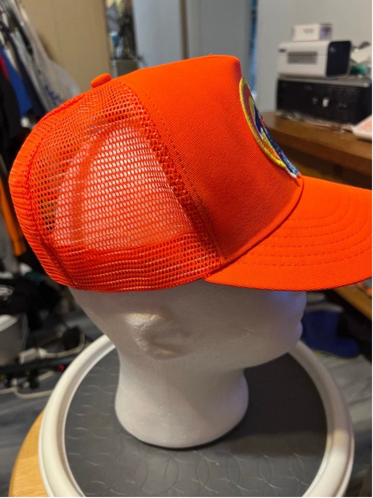 Onitsuka Tiger Vintage Tide Racing Team Trucker Hat One Size Orange Navy Size ONE SIZE - 4 Thumbnail