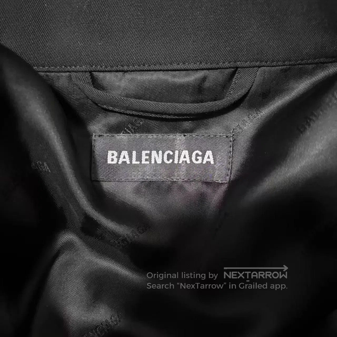 Balenciaga Black Long Sleeve Collared Shirt. Size US S / EU 44-46 / 1 - 3 Thumbnail