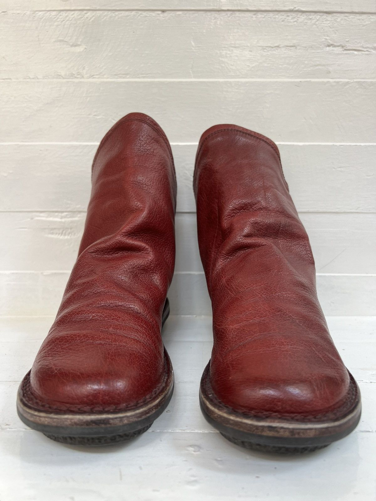 Trippen Trippen Women's Leather Red Slouch Medieval Comfort Size US 6 / IT 36 - 5 Thumbnail