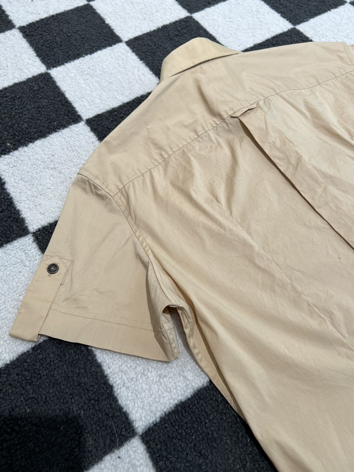 Dolce & Gabbana D&G Utility Dolce & Gabanna Beige Slim Shirt Size US L / EU 52-54 / 3 - 8 Thumbnail