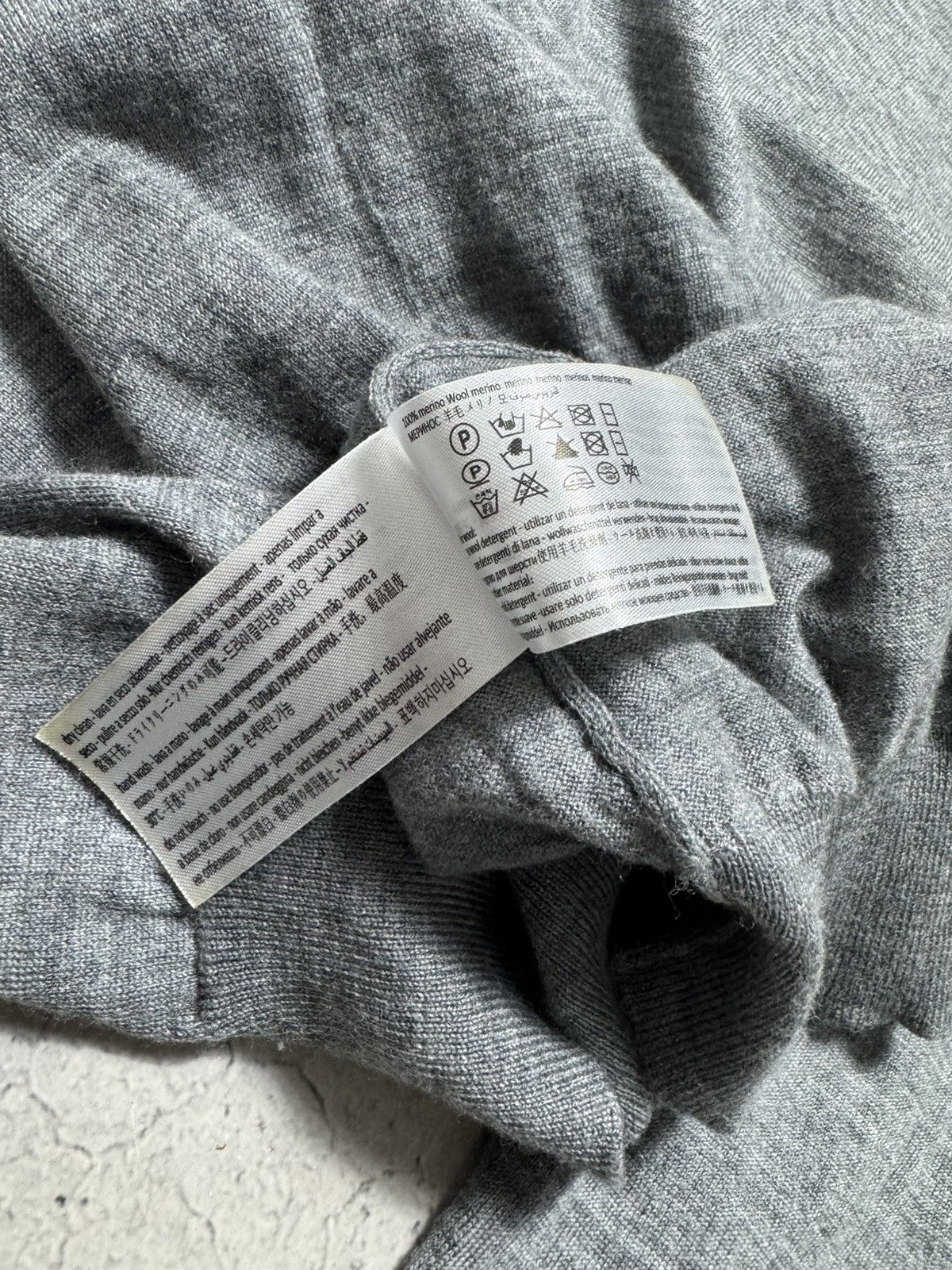 Suitsupply Suitsupply Wool Sweater Grey Size L Size US L / EU 52-54 / 3 - 9 Thumbnail