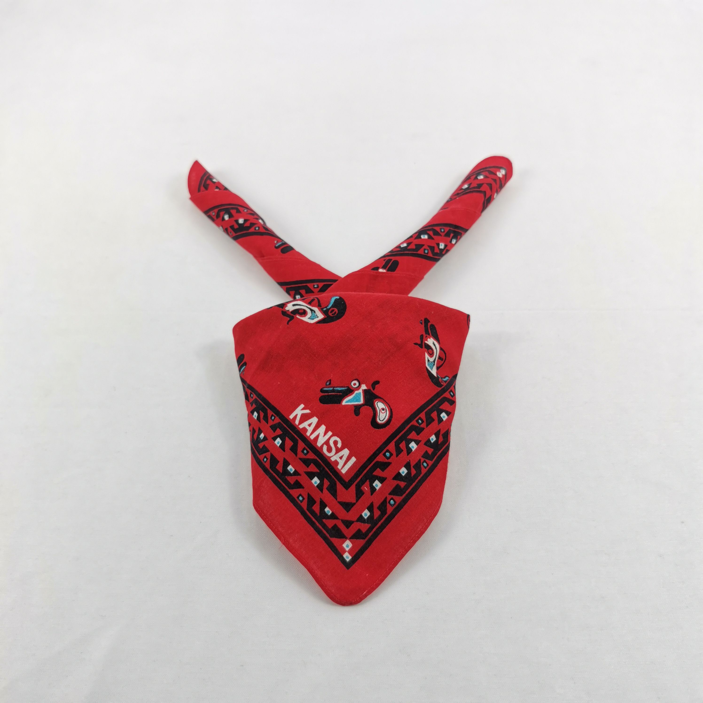 Kansai Yamamoto Vintage Kansai Handkerchief Bandana Pocket Square Size ONE SIZE - 1 Thumbnail