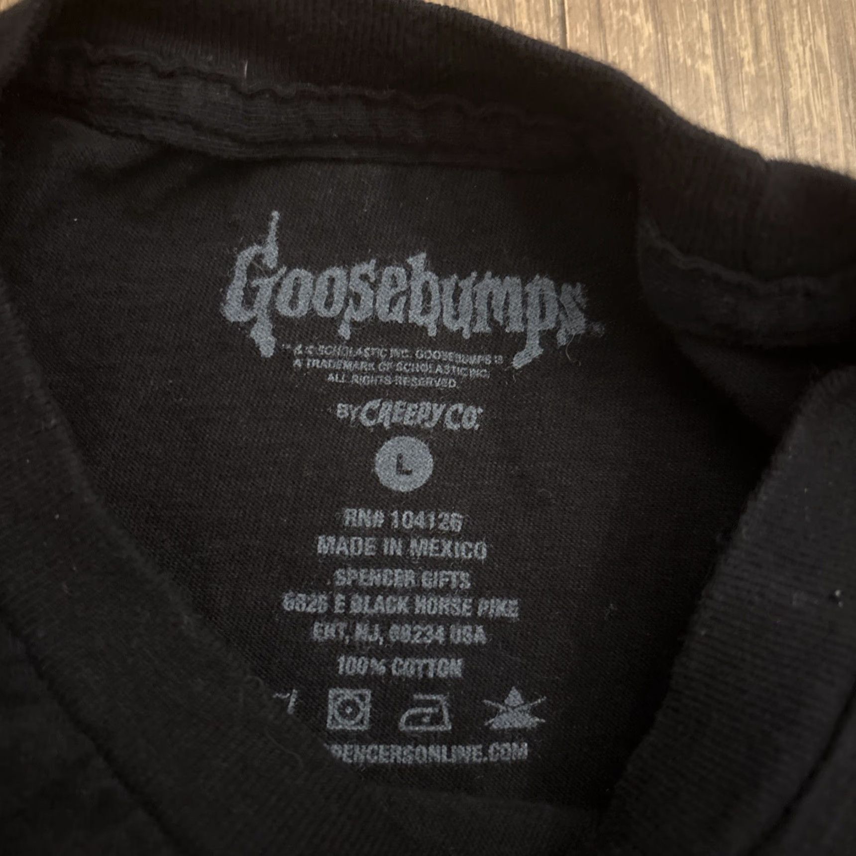 Vintage Goosebumps Horror T-Shirt Black Large Men Classic Halloween Size US L / EU 52-54 / 3 - 3 Thumbnail