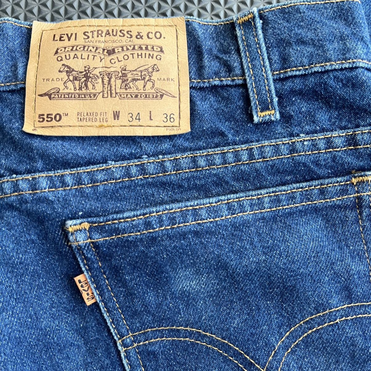 Levi's VTG Levi’s Orange Tab 550 Relaxed Fit Tapered Leg Jeans 34 Size US 34 / EU 50 - 6 Thumbnail