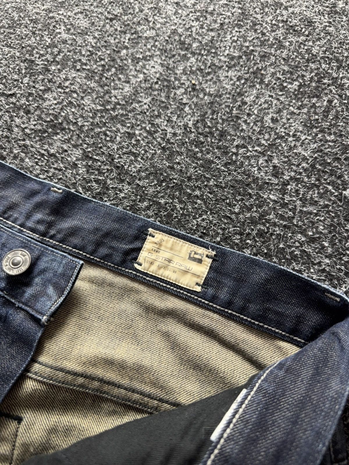 G-Star 00s G-Star 3301 Distressed Raw Hem Y2K SK8 Jeans Fade Denim Size US 32 / EU 48 - 13 Thumbnail