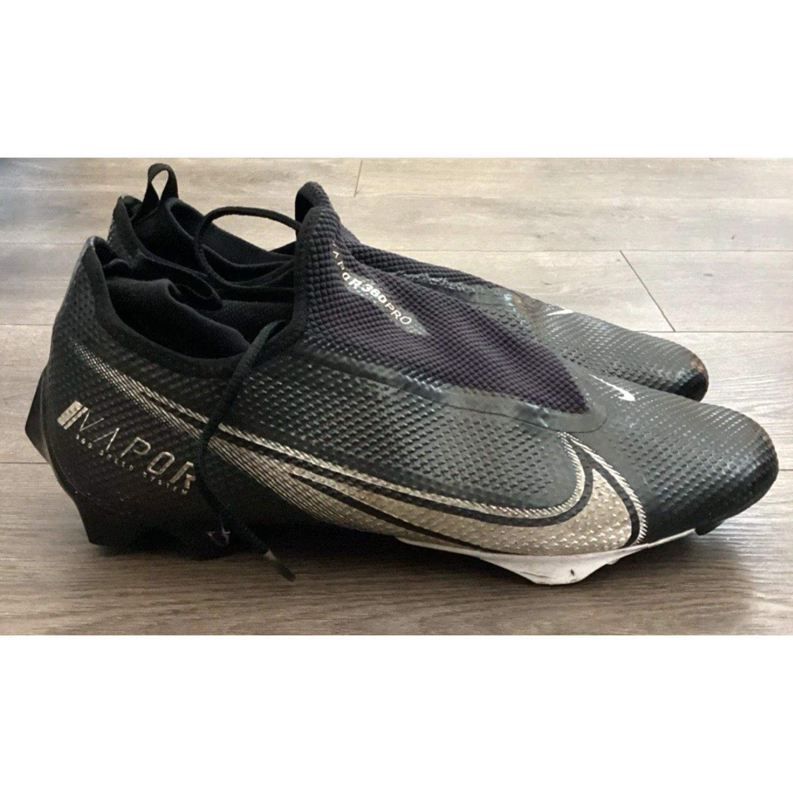 Nike VINTAGE? No—Nike Vapor Edge Pro 360 Football Cleats Black White Size 10 Wide CV6348-001 Mens Cleats 2020 9 44 Size US 10 / EU 43 - 4 Thumbnail