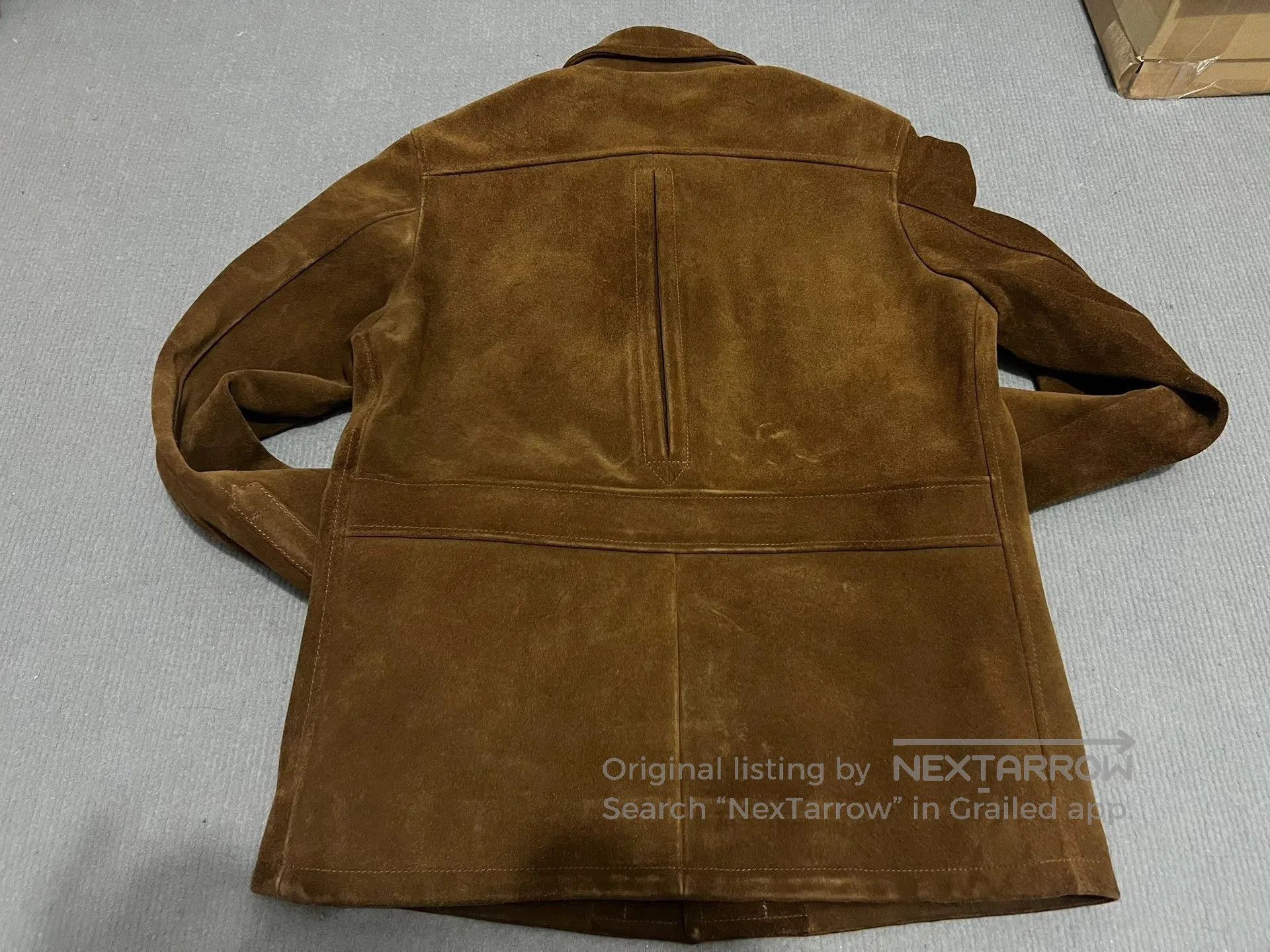 RRL Ralph Lauren Vintage Suede Work Leather Jacket. Size US M / EU 48-50 / 2 - 2 Thumbnail