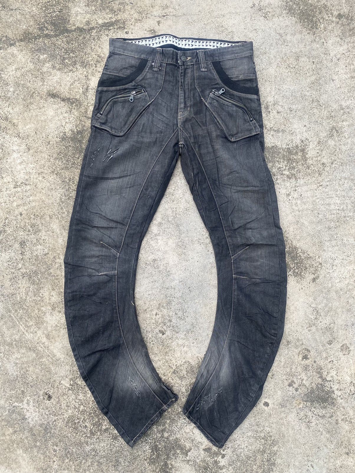 If Six Was Nine × Japanese Brand × PPFM Japanese Brand PPFM Banana Curve Leg Bondage Size US 32 / EU 48 - 1 Thumbnail