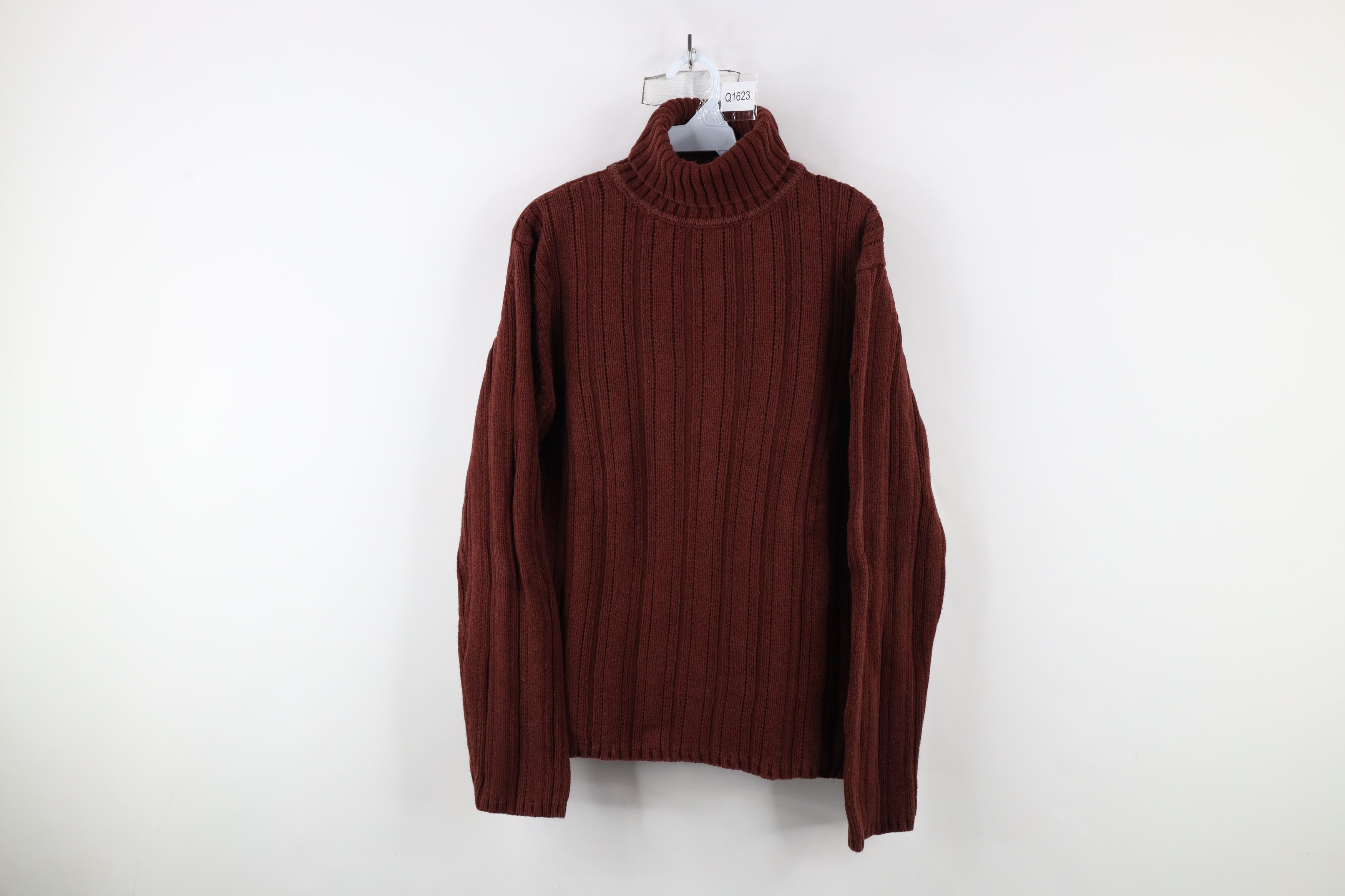 Gap × Vintage Vintage Y2K Gap Heavyweight Ribbed Knit Turtleneck Sweater Size US M / EU 48-50 / 2 - 1 Thumbnail