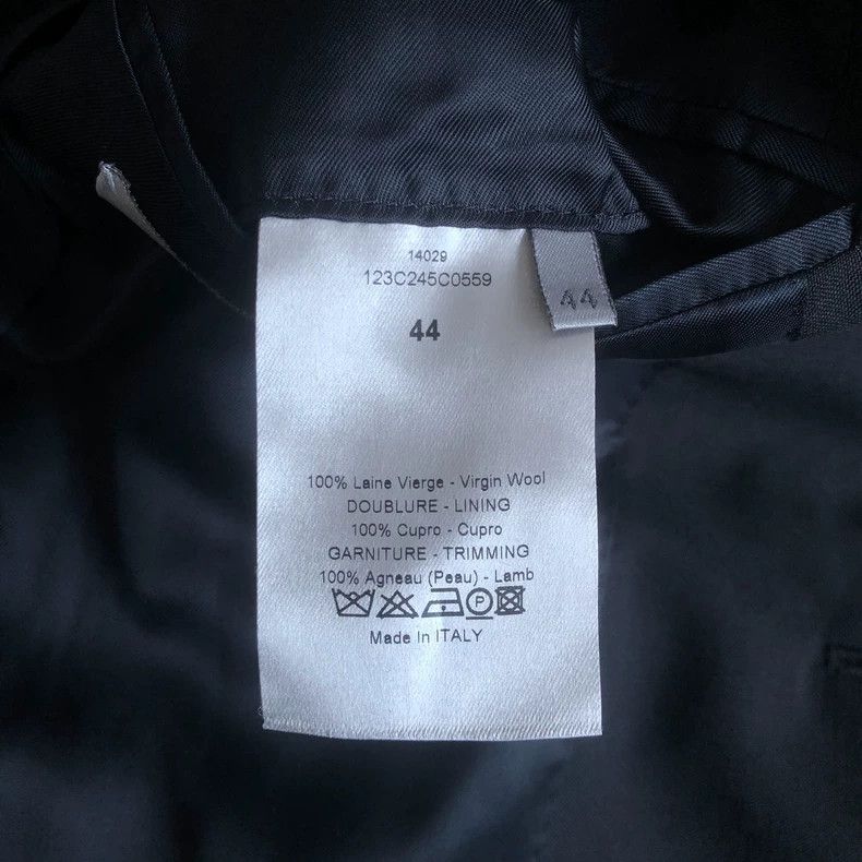 Dior Dior Leather-collar wool suit 2501-Nextarrow Size 44R - 6 Thumbnail