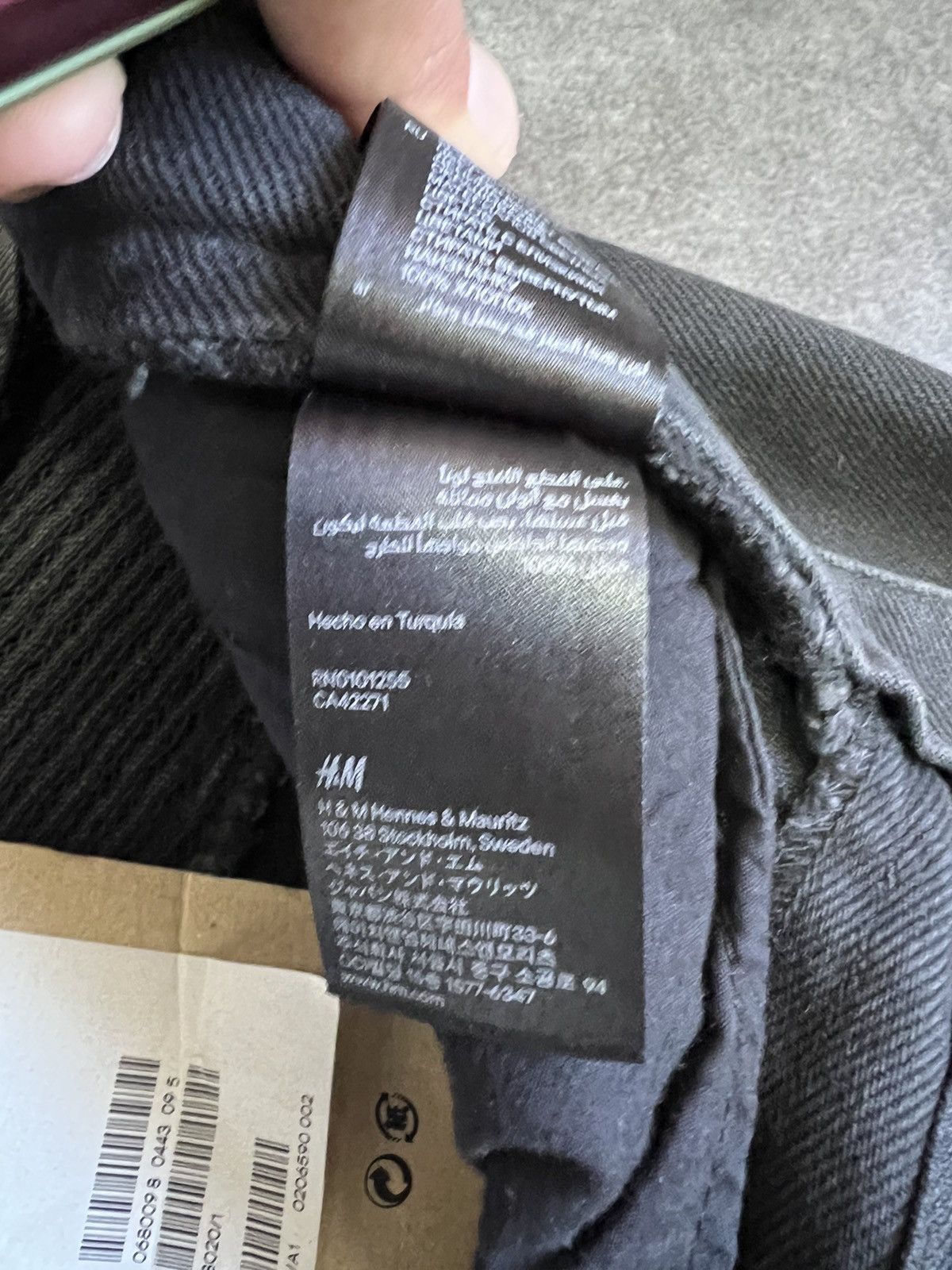 H&M × Isabel Marant Balmain SLP type Isabel Marant Hm Biker zippered waxed denim Size US 34 / EU 50 - 9 Thumbnail