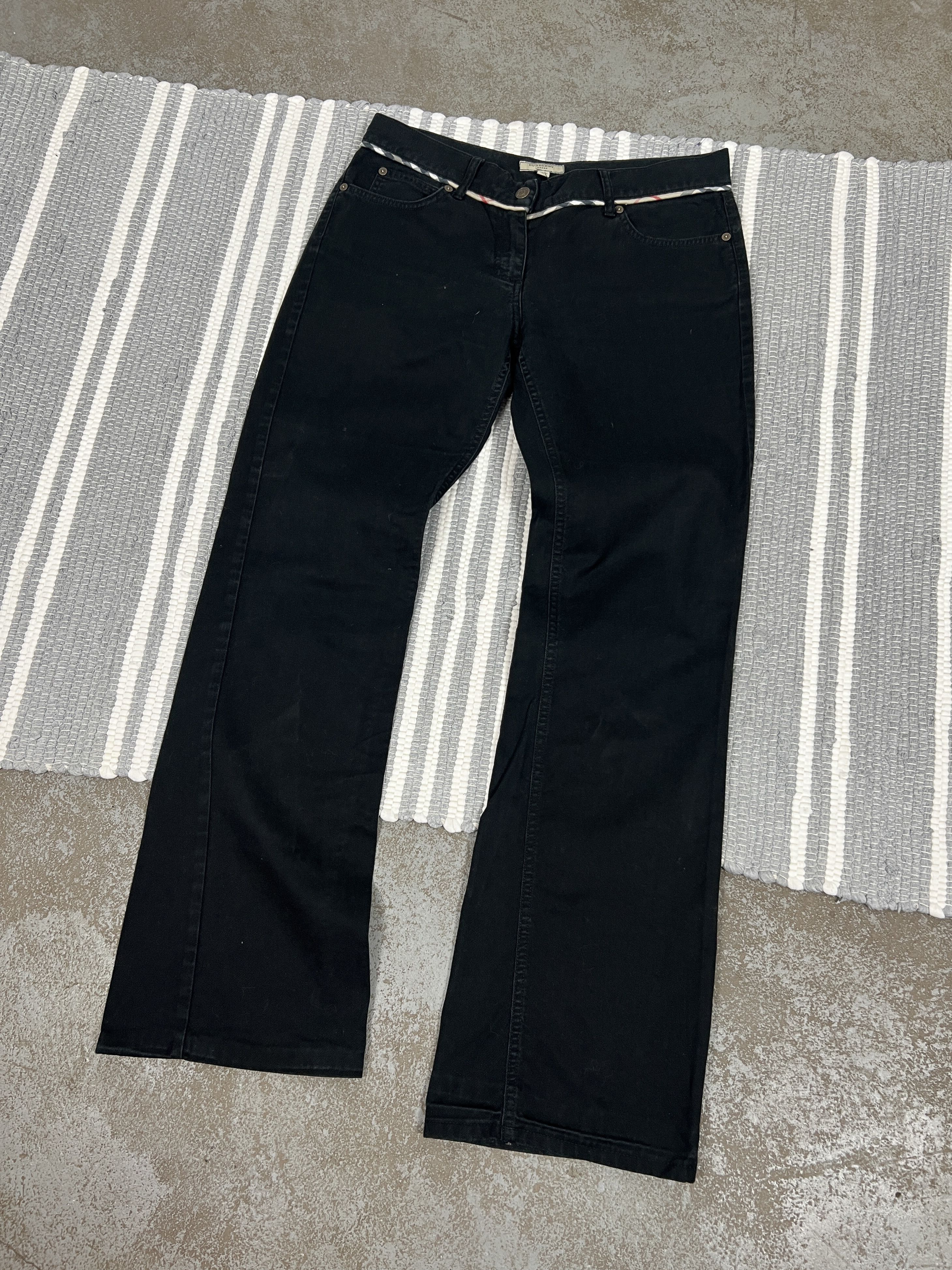 Burberry Burberry Black Denim Pants Jeans Size 32" / US 10 / IT 46 - 4 Thumbnail