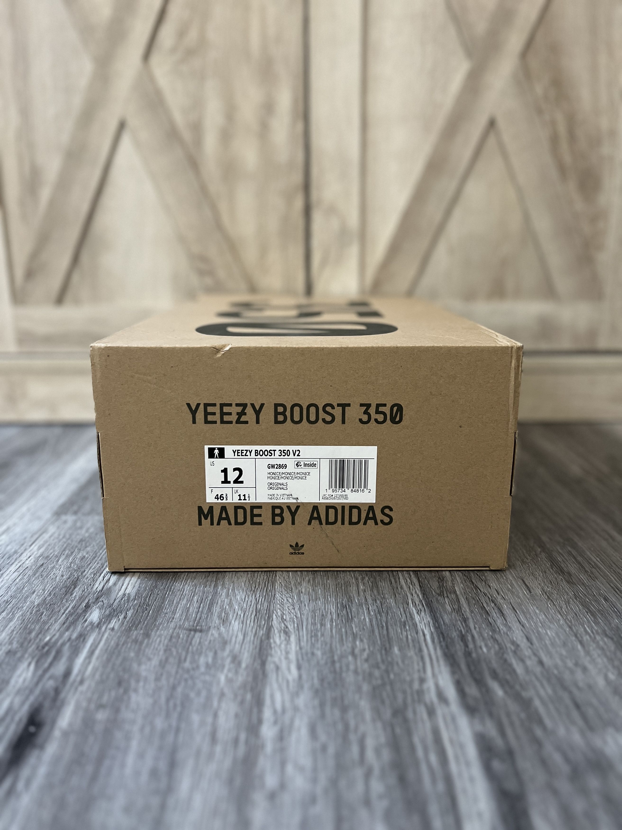 Adidas adidas Yeezy Boost 350 V2 Mono Ice Size US 12 / EU 45 - 7 Thumbnail