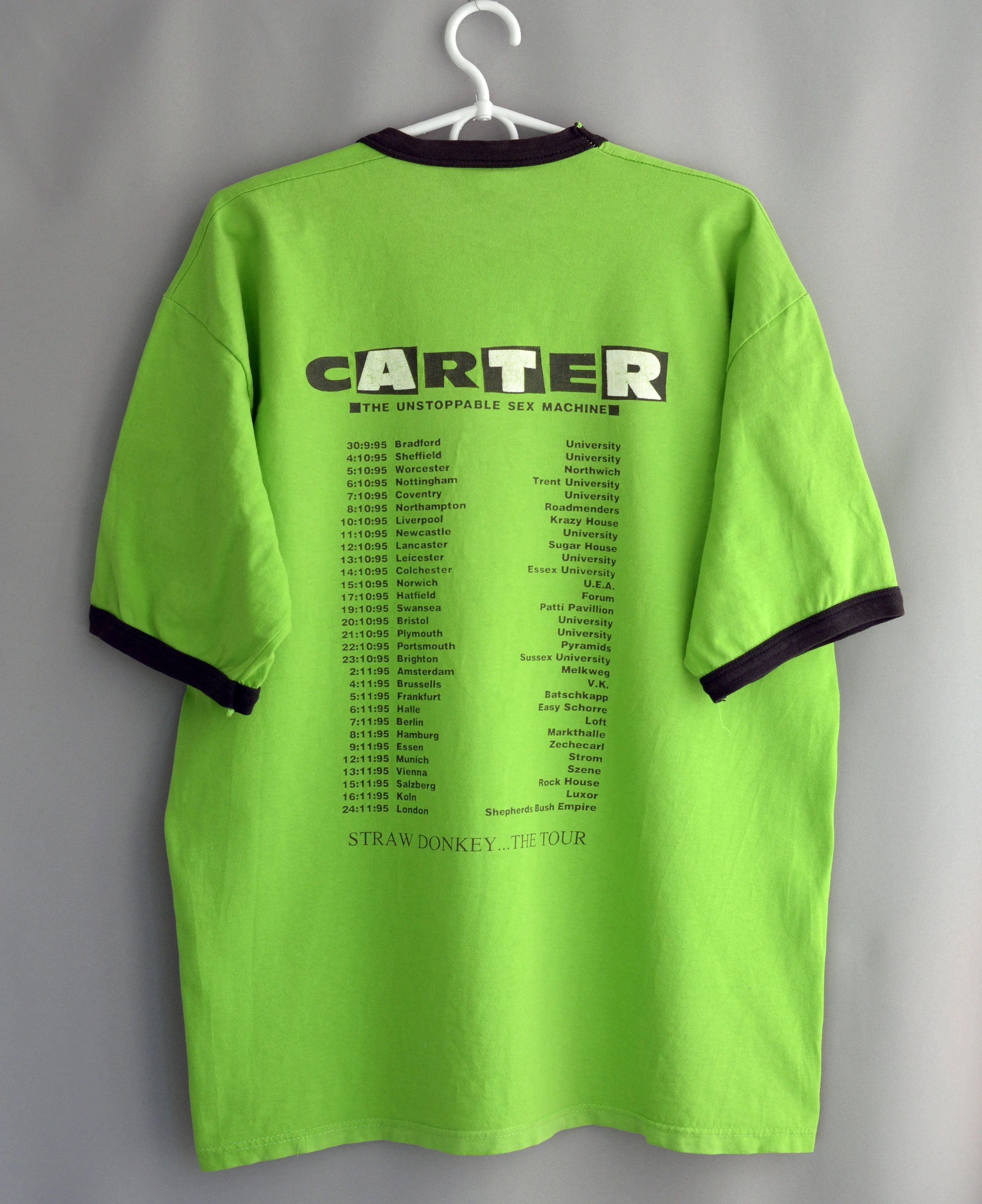 Band Tees Vintage 1995 Carter The Unstoppable Sex Machine t shirt Size US L / EU 52-54 / 3 - 2 Thumbnail