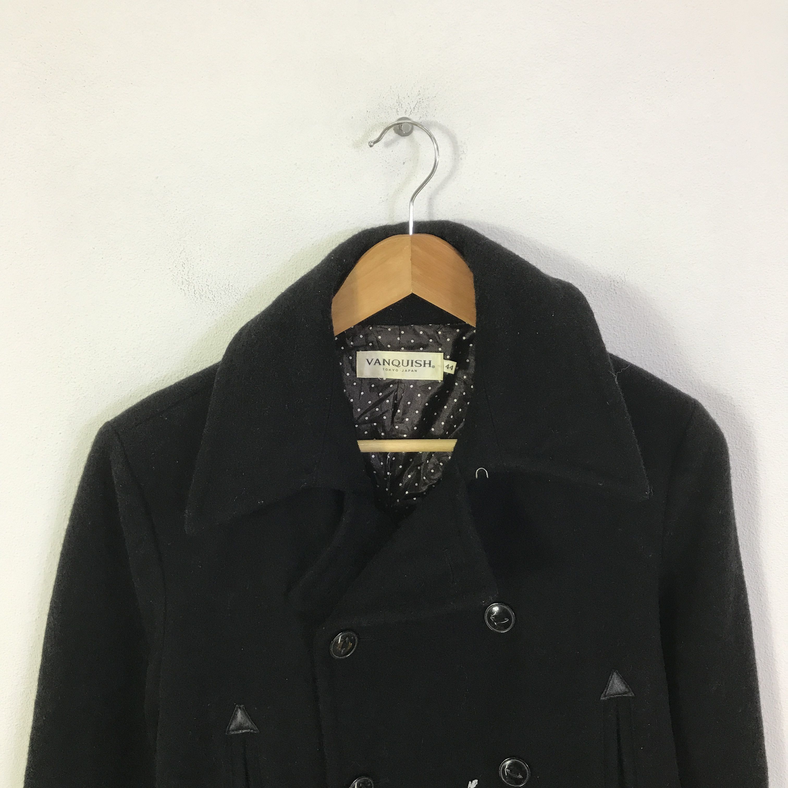 Vanquish vanquish wool double brested button jacket K100B1 Size US M / EU 48-50 / 2 - 2 Thumbnail