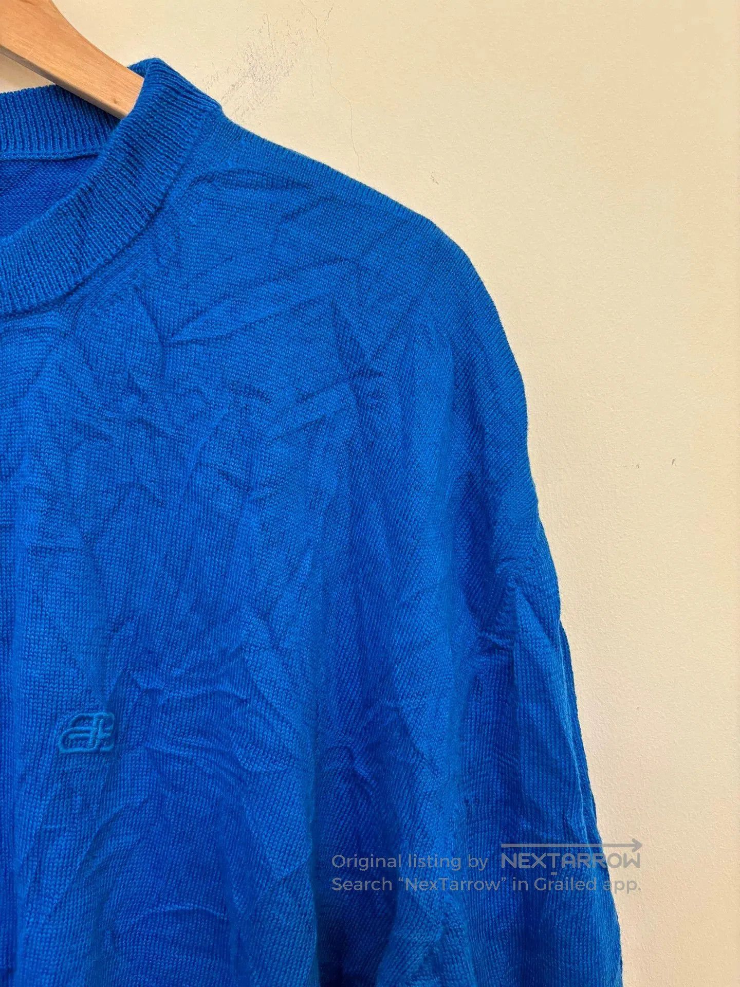 Balenciaga Balenciaga 20FW Pleated Knit Sweater. Size US M / EU 48-50 / 2 - 5 Thumbnail