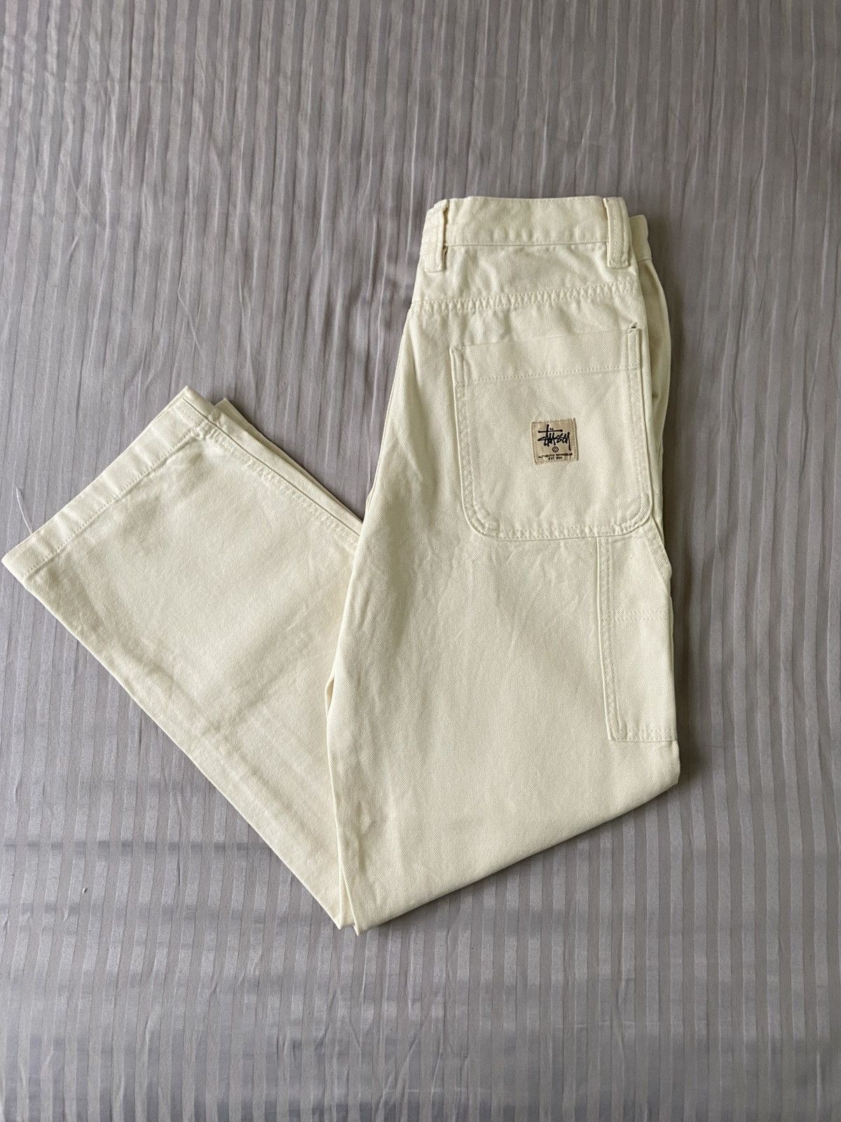 STUSSY Double knee denim work pant. | eBay