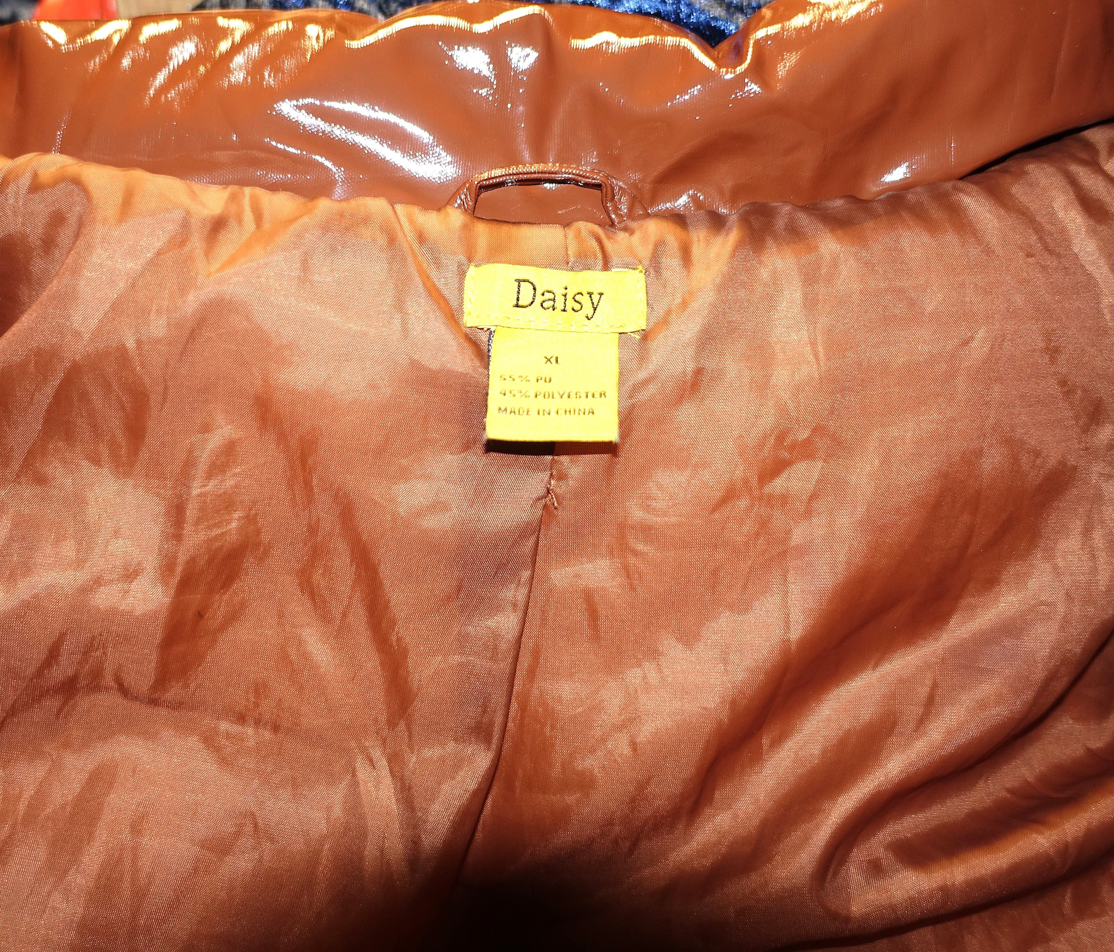 Other Daisy Carmel Brown Puffer Shiny Jacket XL Size XL / US 12-14 / IT 48-50 - 6 Thumbnail