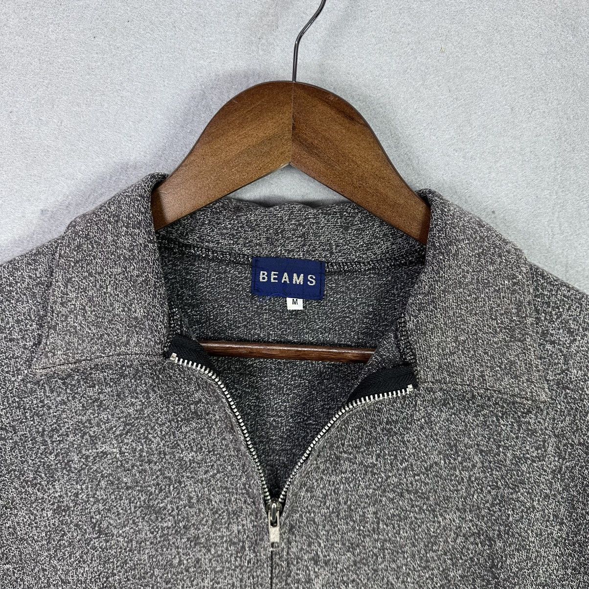 Beams Japan BEAMS Japan Zip Up Knit Minimalist Designer Streetwear Size US M / EU 48-50 / 2 - 2 Thumbnail
