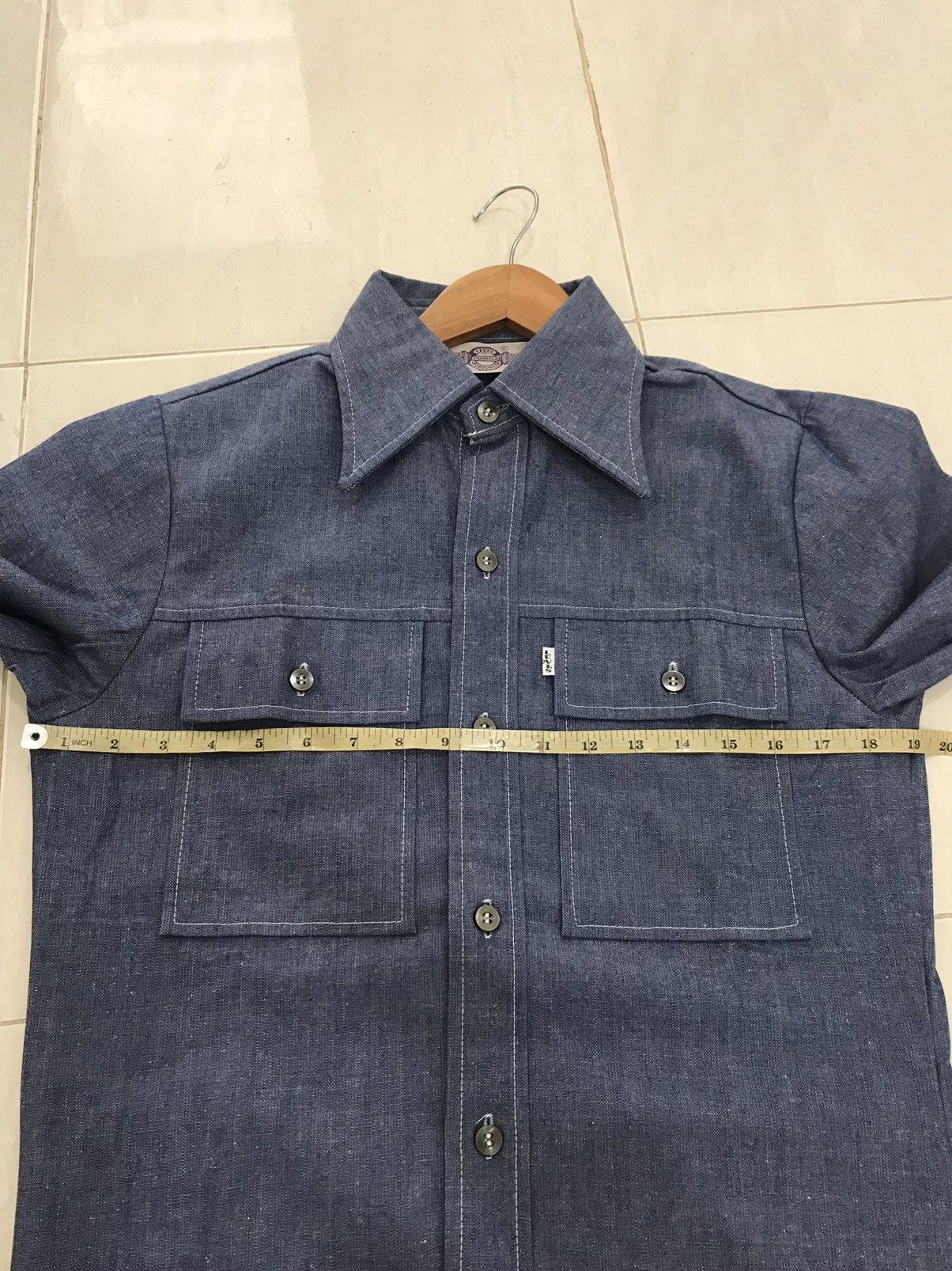 Levi's × Vintage Vintage Levis Panatela Shirt Big E Size US S / EU 44-46 / 1 - 9 Thumbnail