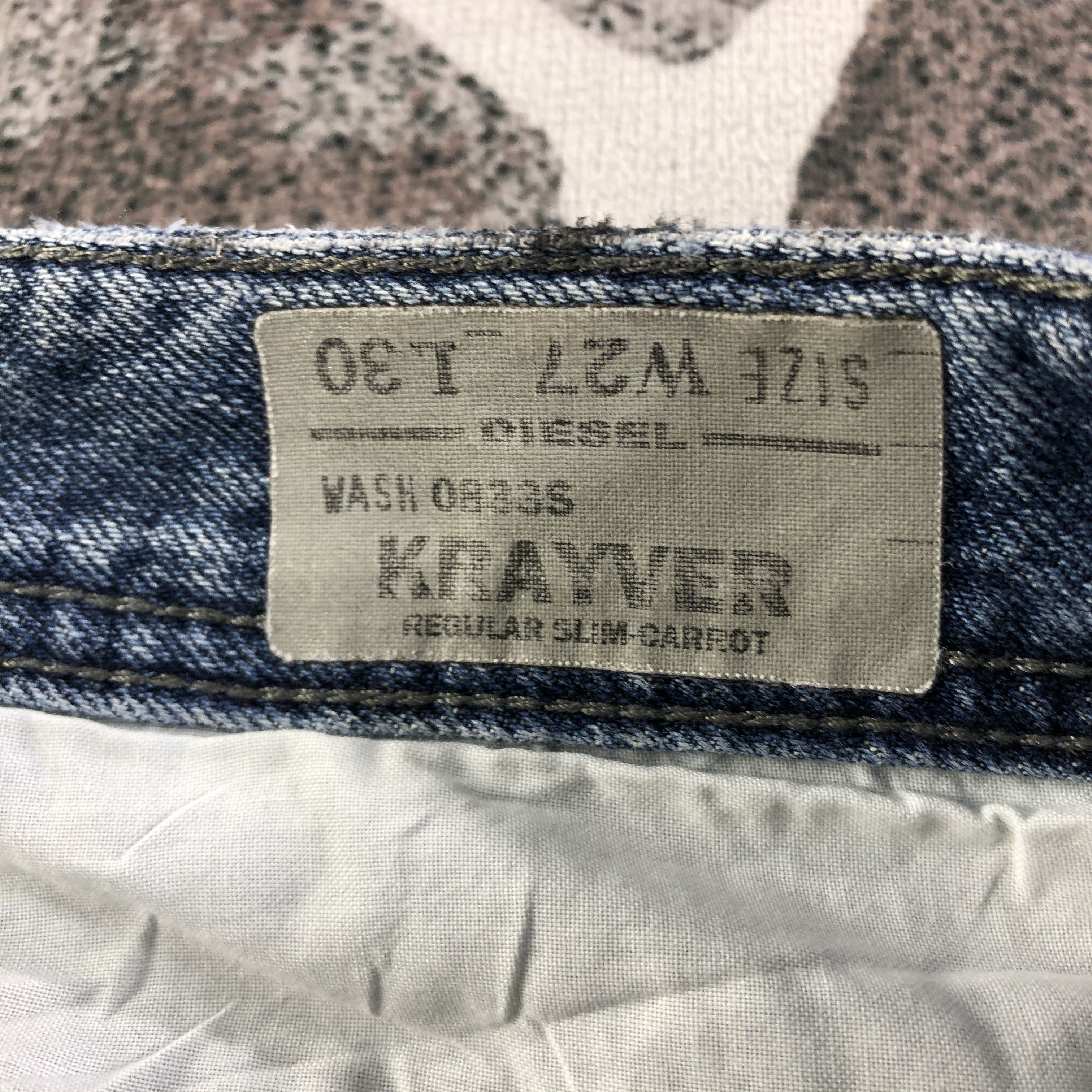 Diesel Distressed Diesel Faded Blue Jeans KJ2008 Size 27" / US 4 / IT 40 - 10 Thumbnail