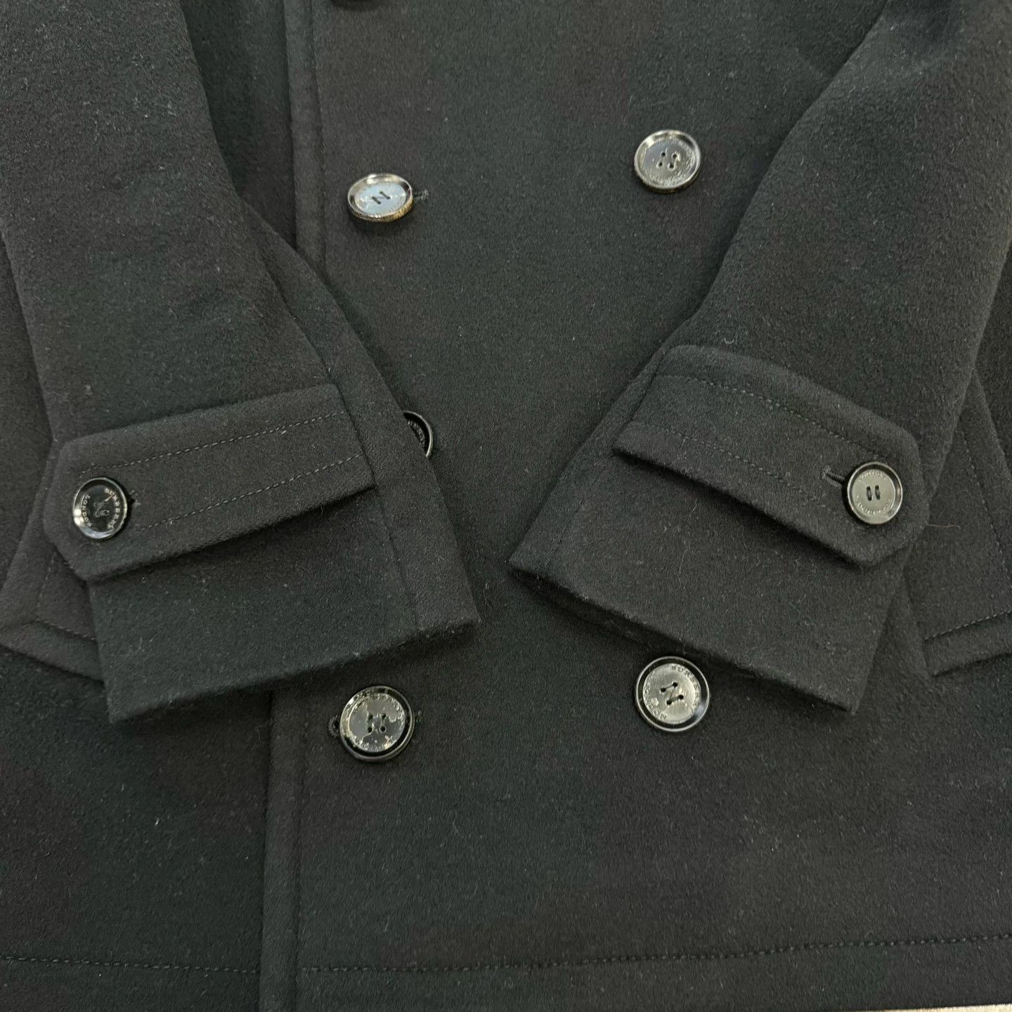 Burberry Burberry Black Double-Breasted Cashmere Coat 48 Size XL / US 12-14 / IT 48-50 - 3 Thumbnail