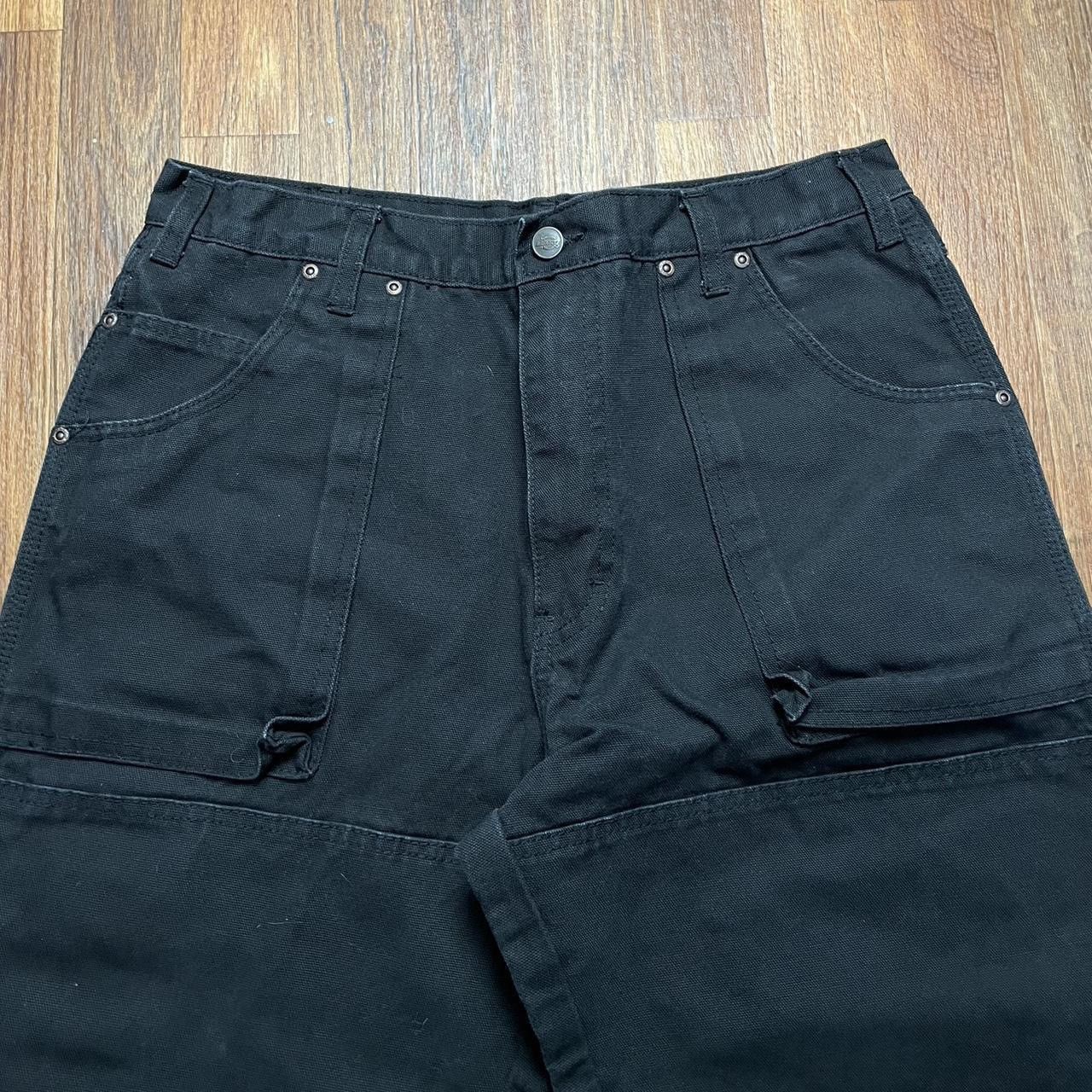 Dickies Dickies Cargo Work Pants Black Heavyweight 34” x 28” Size US 34 / EU 50 - 3 Thumbnail
