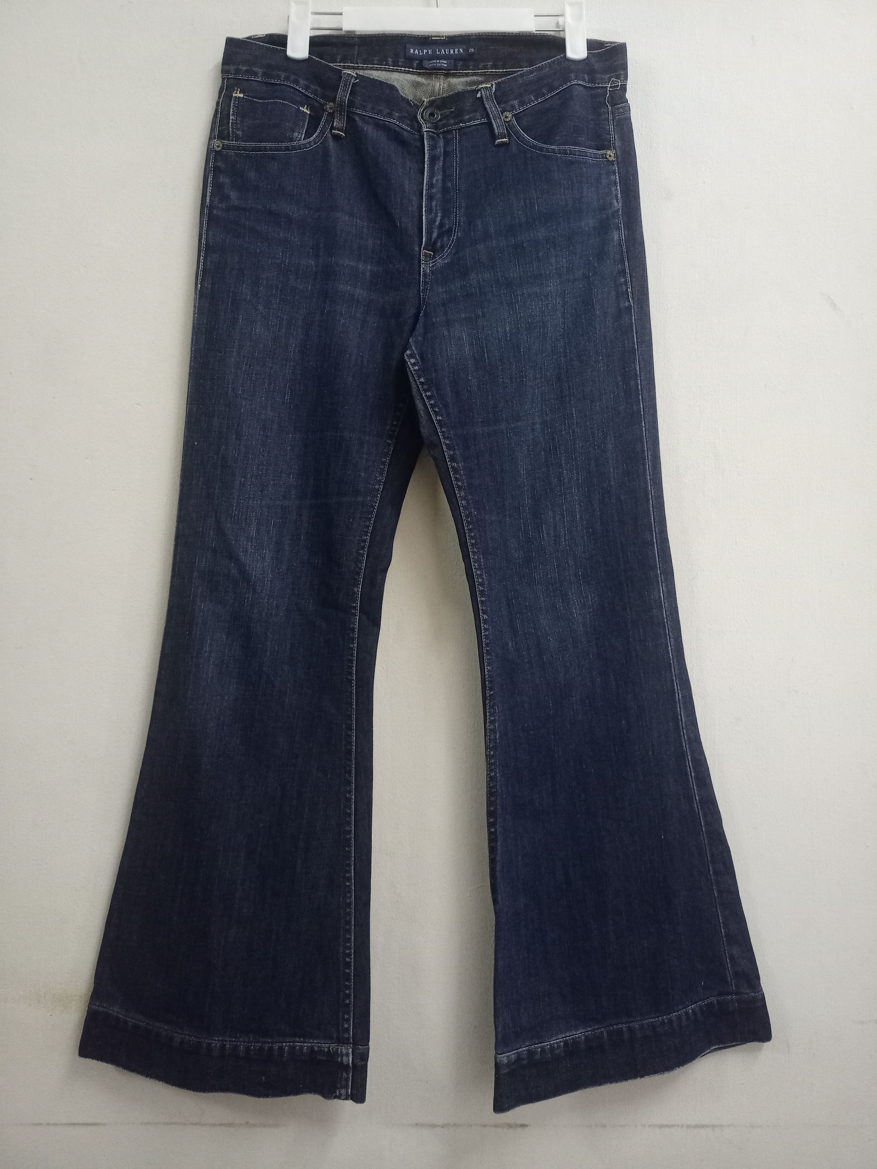 RRL Ralph Lauren × Ralph Lauren × Ralph Lauren Blue Label Vintage Ralph Lauren 815 Blue Label Flare Jeans Size US 31 - 1 Thumbnail
