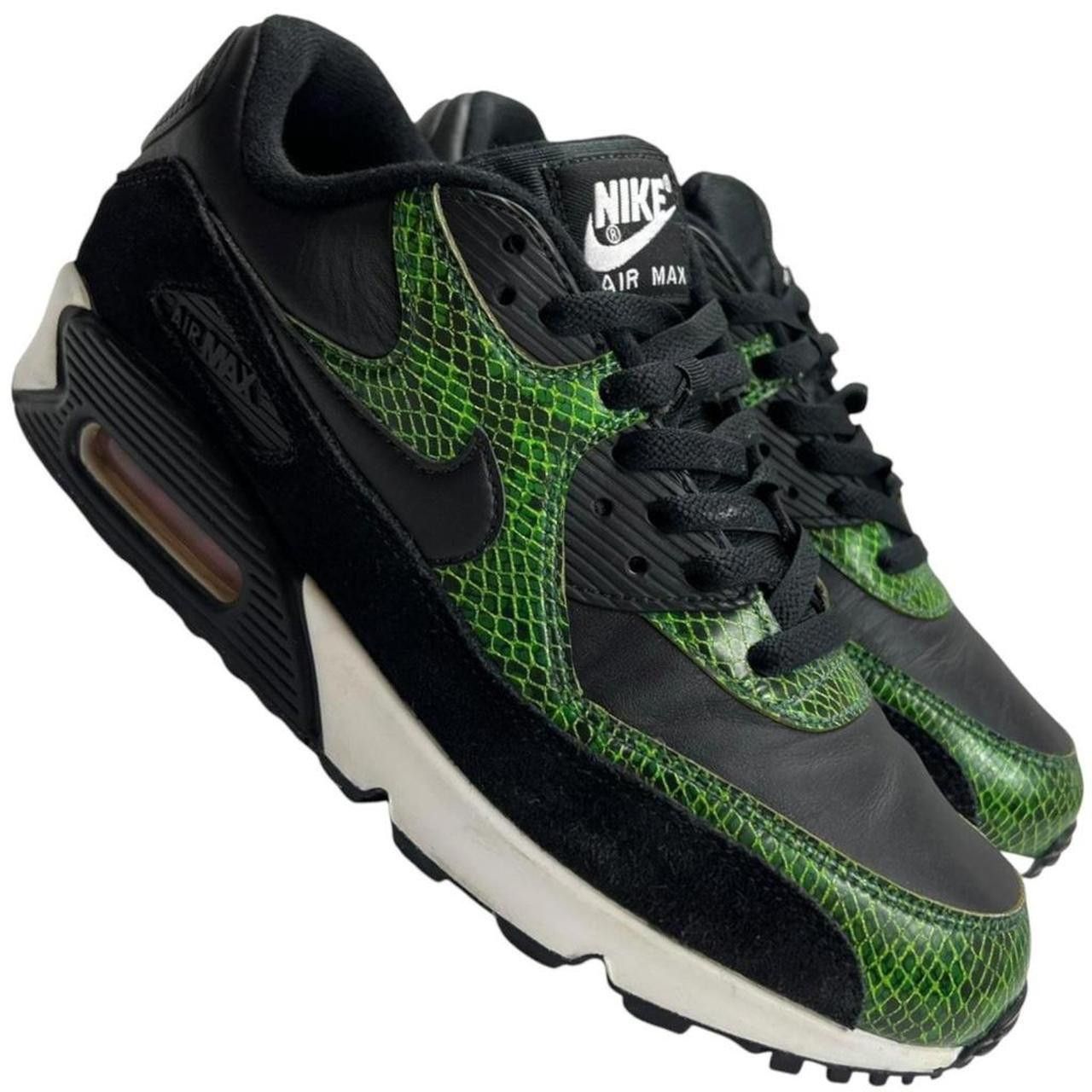 Nike Nike Air Max 90 Green Python Snakeskin - Size US 9 / EU 42.5 Size US 9 / EU 42 - 1 Thumbnail