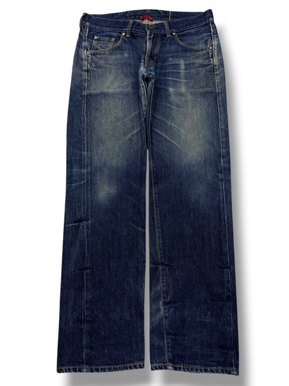 Edwin Vintage 503 SS Japan Denim Jeans | Relaxed Straight | W34 Size US 34 / EU 50 - 2 Thumbnail