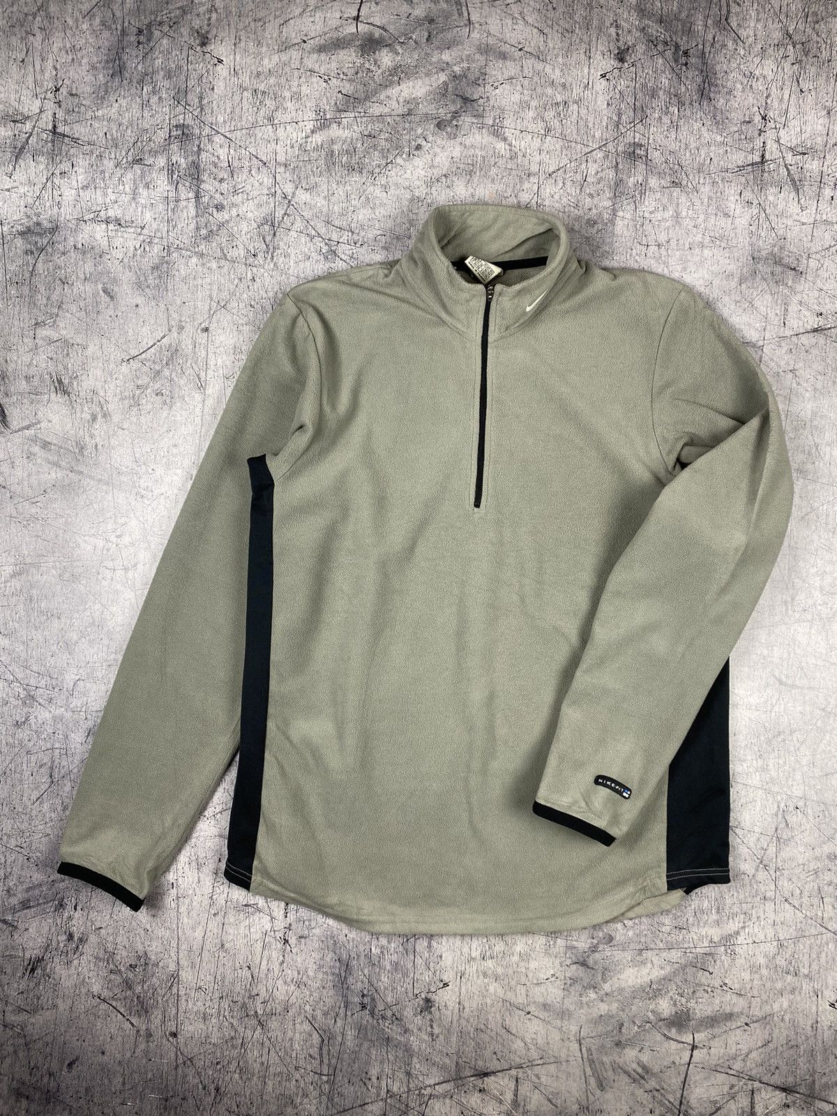 Nike Vintage Nike Zip Fleece Jacket Y2K Style Size US L / EU 52-54 / 3 - 2 Thumbnail
