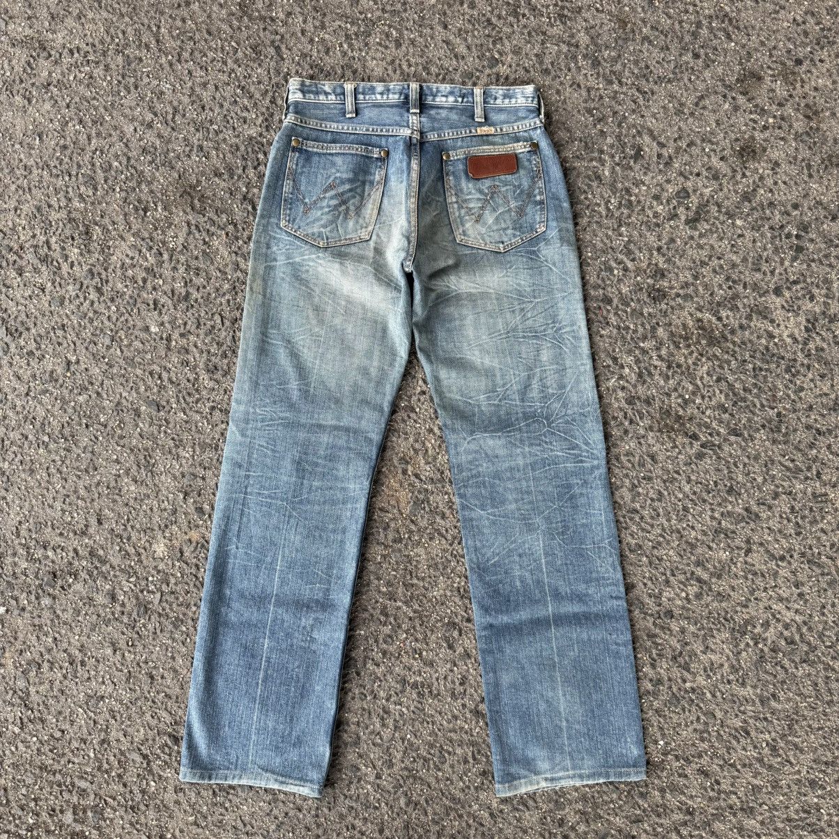 Jean VINTAGE WRANGLER STRAIGHT FADED RUSTY JEAN DENIM PANTS Size US 31 - 10 Thumbnail