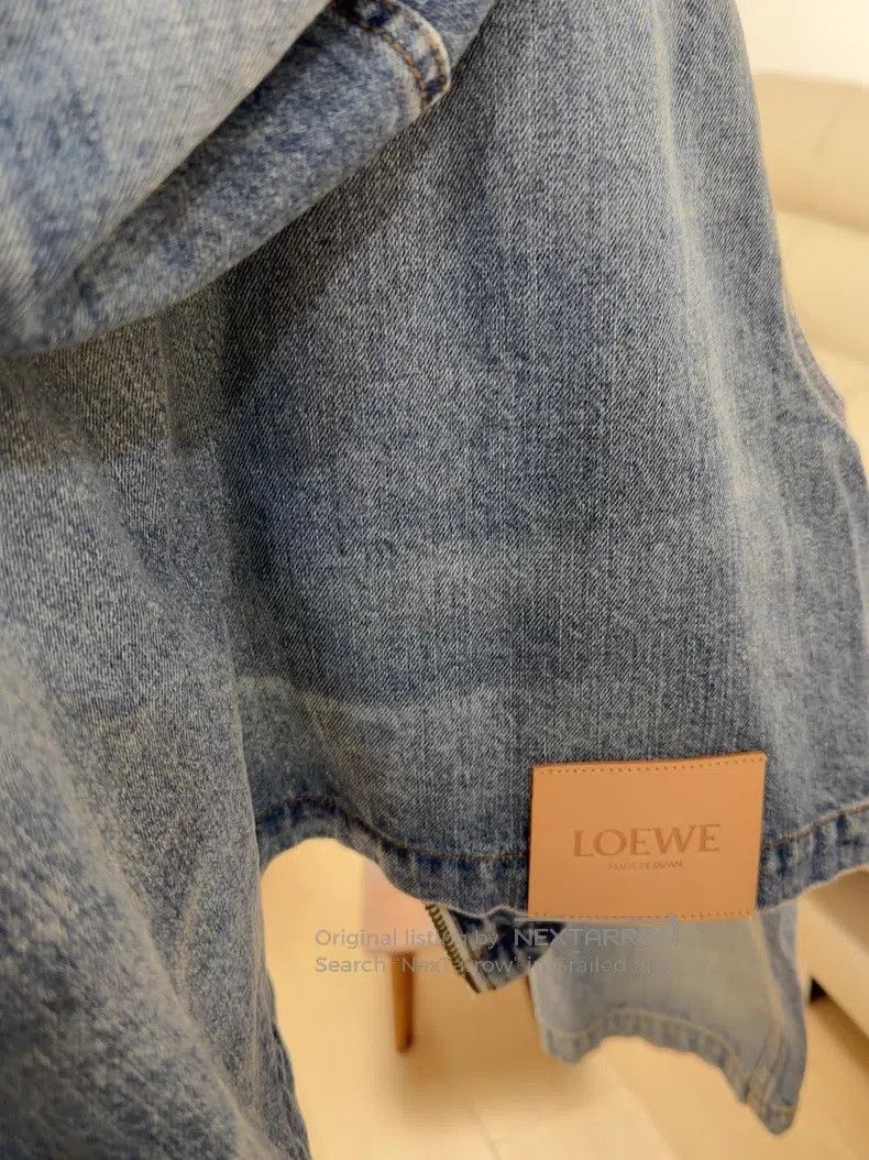 Loewe Loewe Denim Jacket, Short, Hooded Zipper Style, Denim Fabr Size XS / US 0-2 / IT 36-38 - 6 Thumbnail