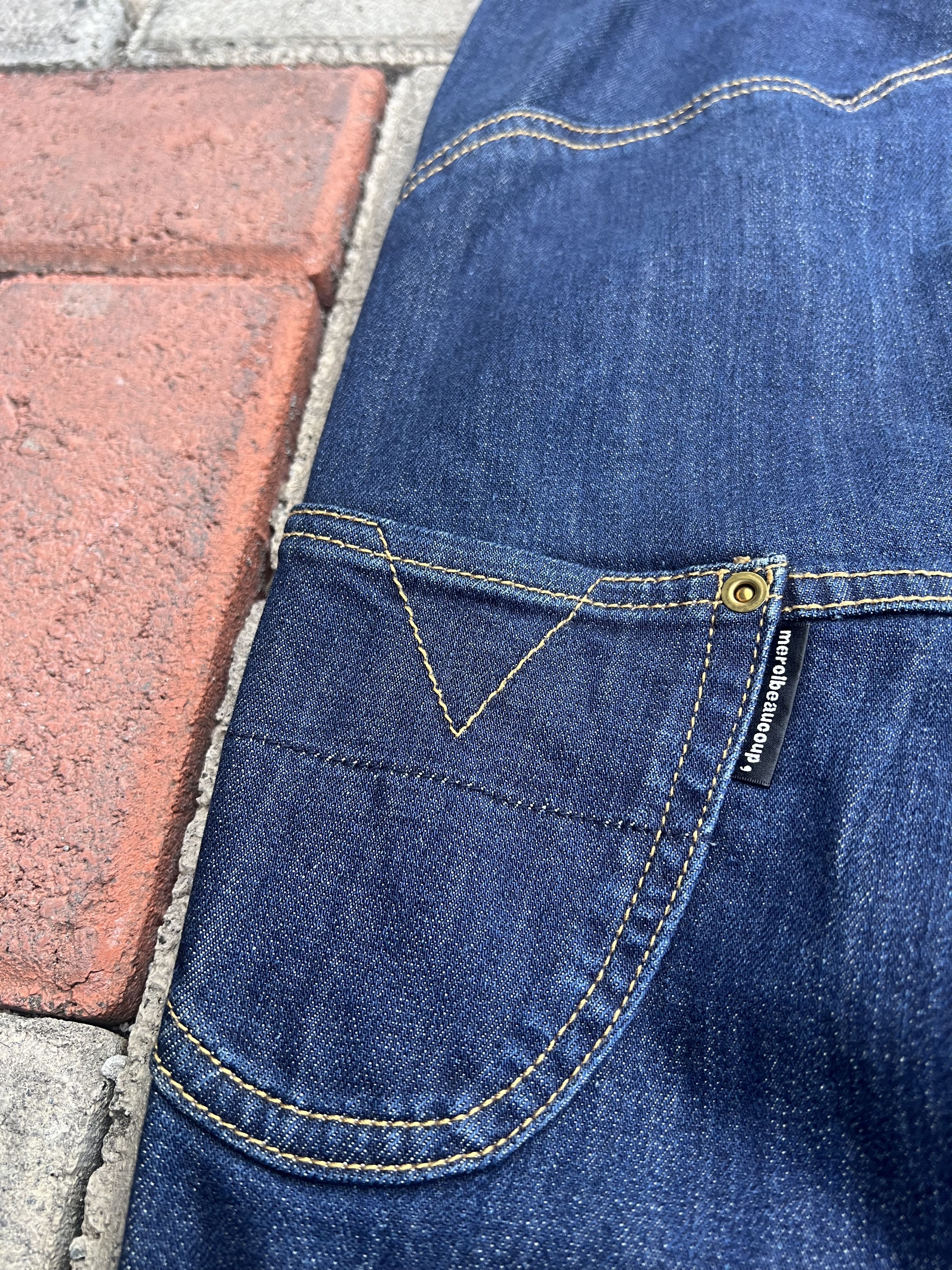 mercibeaucoup 2000s Issey Miyake Bootcut Designer Denim y2k Lgb Ifsix Size US 26 / EU 42 - 4 Thumbnail