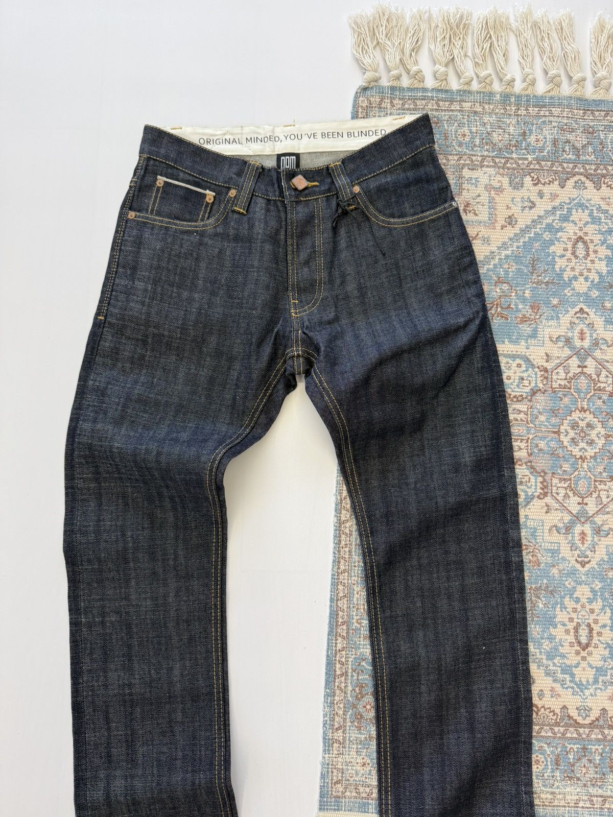 Unkut Unkut OPM New Selvedge Japanese 🇯🇵 Denim Jeans Size US 30 / EU 46 - 8 Thumbnail