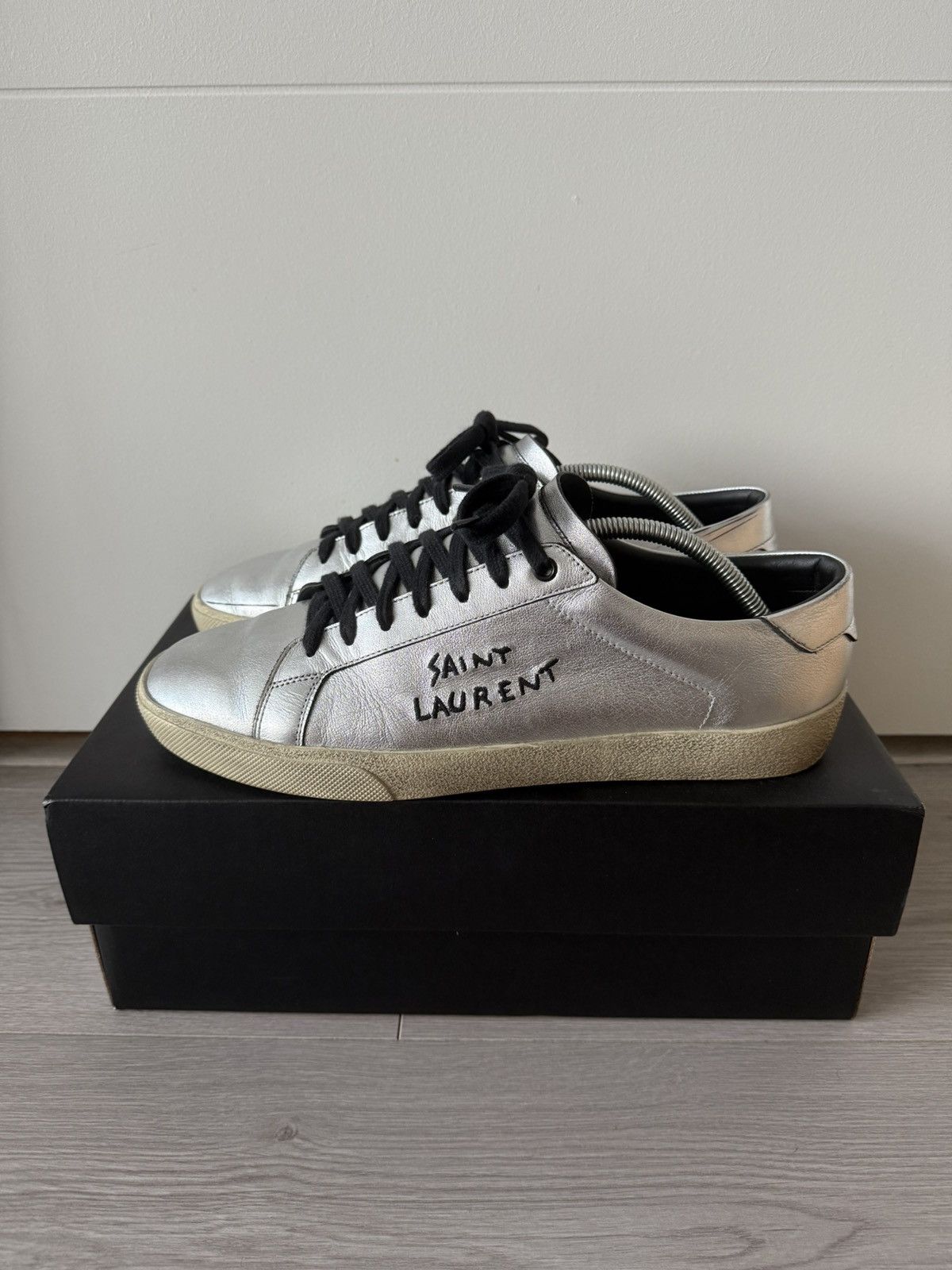 Men's Saint Laurent Paris Low Top Sneakers | Grailed