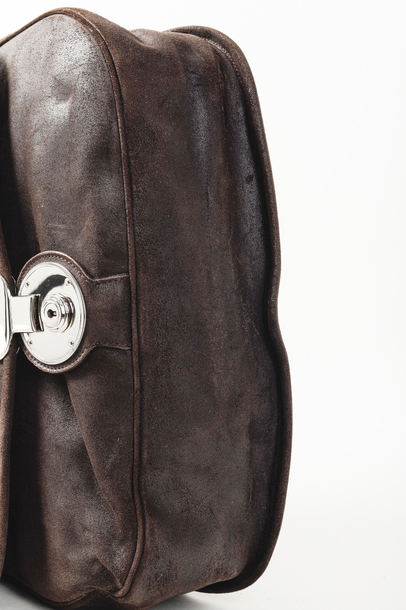 Balenciaga Balenciaga Brown Suede Saddle Work Bag Size ONE SIZE - 5 Thumbnail
