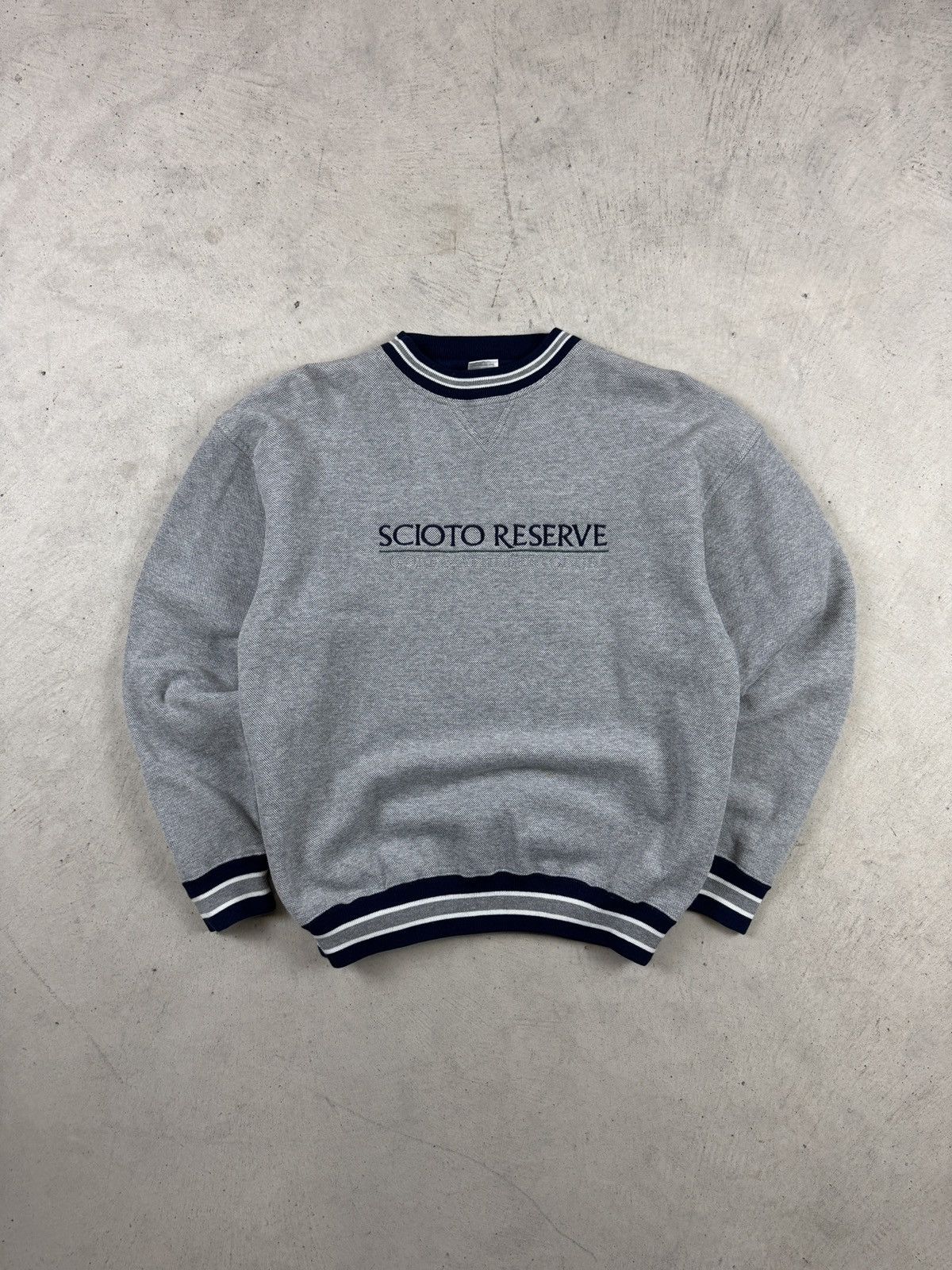 Vintage Vintage ‘Scocio Reserve’ Golf Grey Crewneck Size US L / EU 52-54 / 3 - 1 Thumbnail
