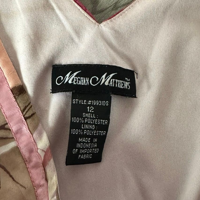 Other meghan matthews pink and brown floral maxi dress Size XL / US 12-14 / IT 48-50 - 3 Thumbnail