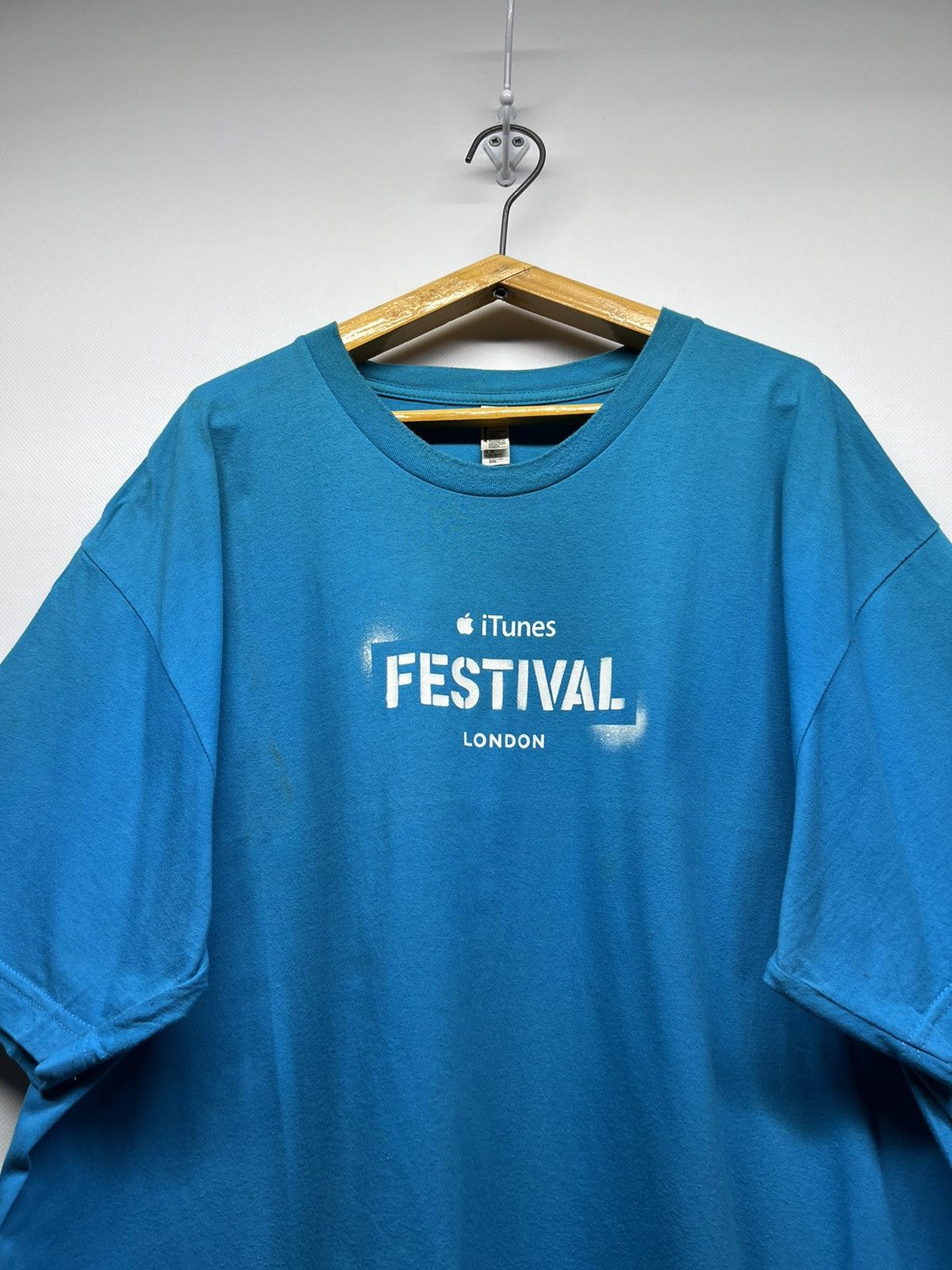 Apple × Vintage Vintage Y2k Apple ITunes Festival London USA T-Shirt 00’s Size US XXL / EU 58 / 5 - 2 Thumbnail