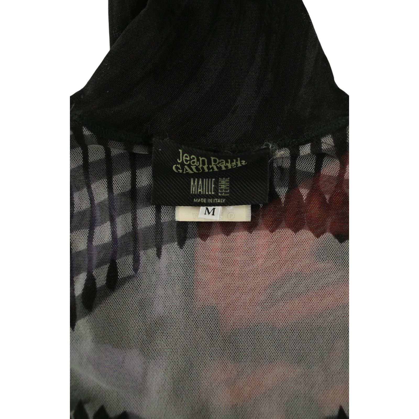 Jean Paul Gaultier F/W 2001 Greta Garbo Marlene Dietrich Mesh Top Size M / US 6-8 / IT 42-44 - 3 Thumbnail