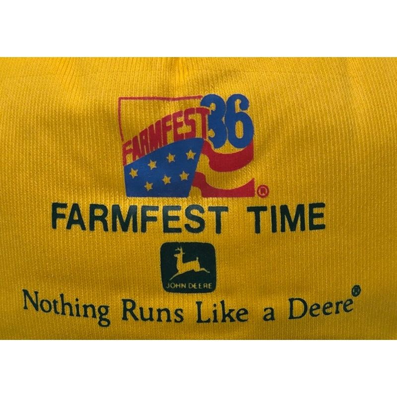John Deere John Deere Farmfest 1986 Vintage Trucker Hat Size ONE SIZE - 2 Thumbnail