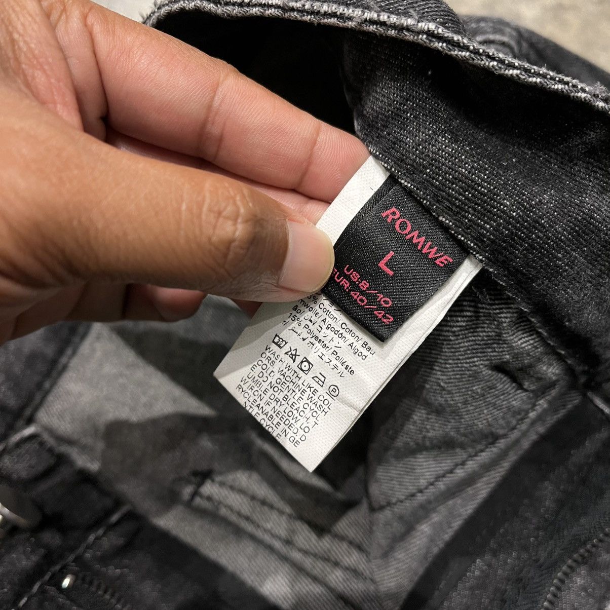 Grailed Romwe Rip-off Balenciaga Raver Baggy Bondage Denim Size US 33 - 8 Thumbnail