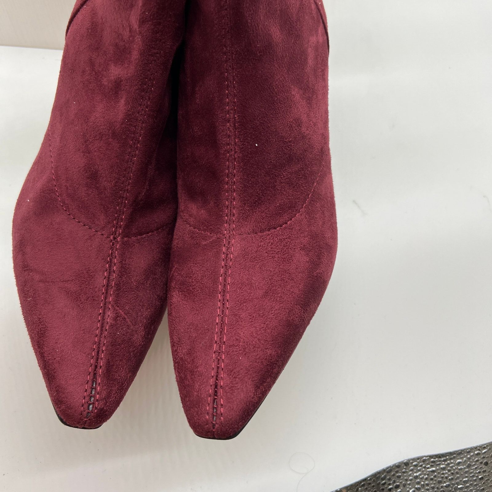 Other Worthington Elegant Oxblood Suede Ankle Boots Size 9.5M Size US 9.5 / IT 39.5 - 10 Thumbnail